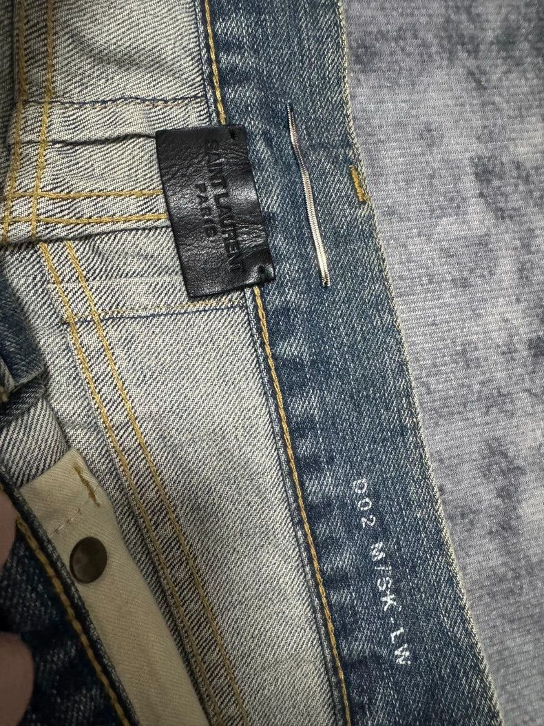 Saint Laurent Paris Saint Laurent Paris New Saint Laurent Distressed Blue Jean Size US 30 / EU 46 - 7 Thumbnail