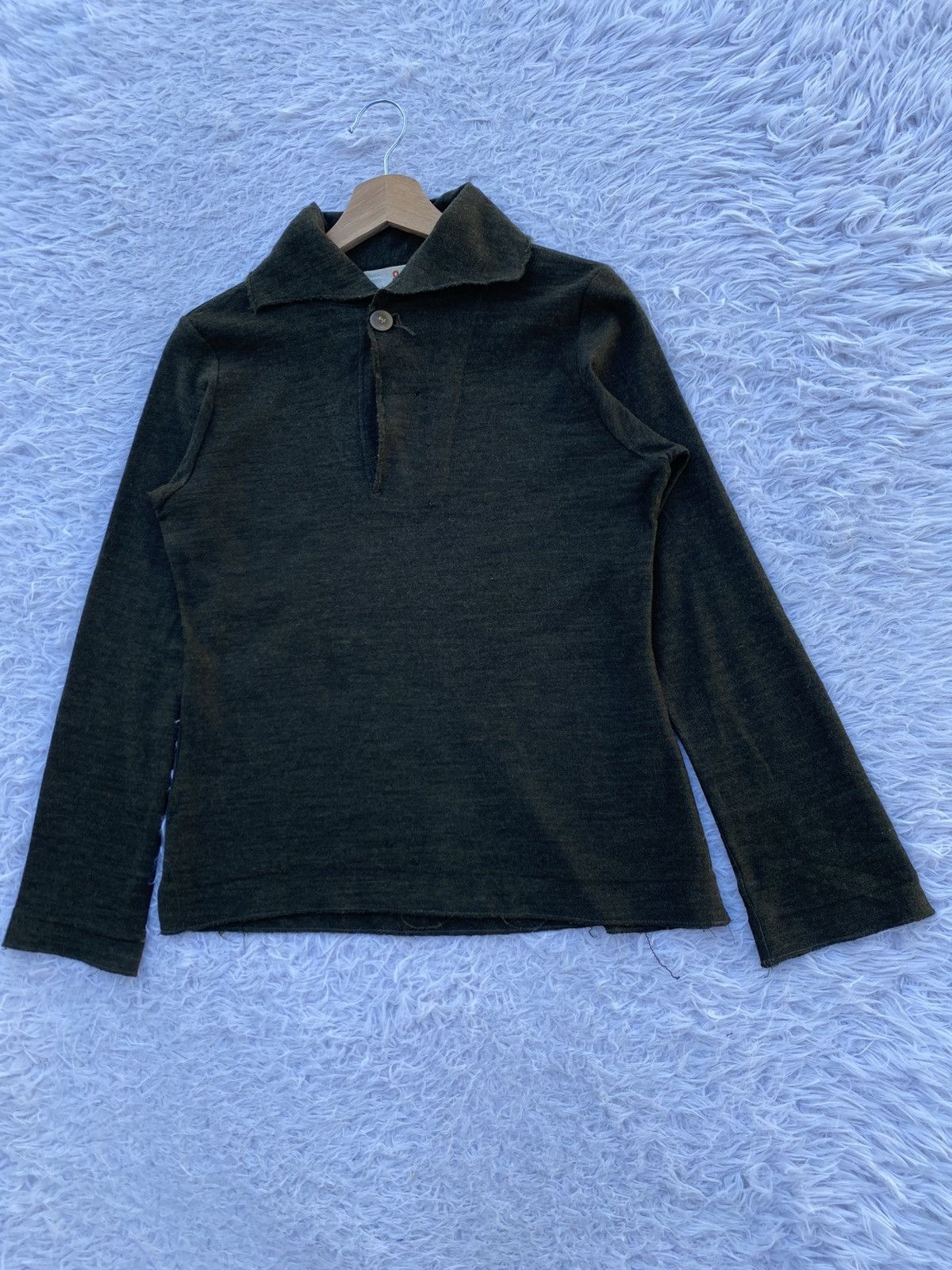 45rpm Rare Vintage 45rpm Japanese Brand Longsleeve Polo Tshirt Size S / US 4 / IT 40 - 3 Thumbnail