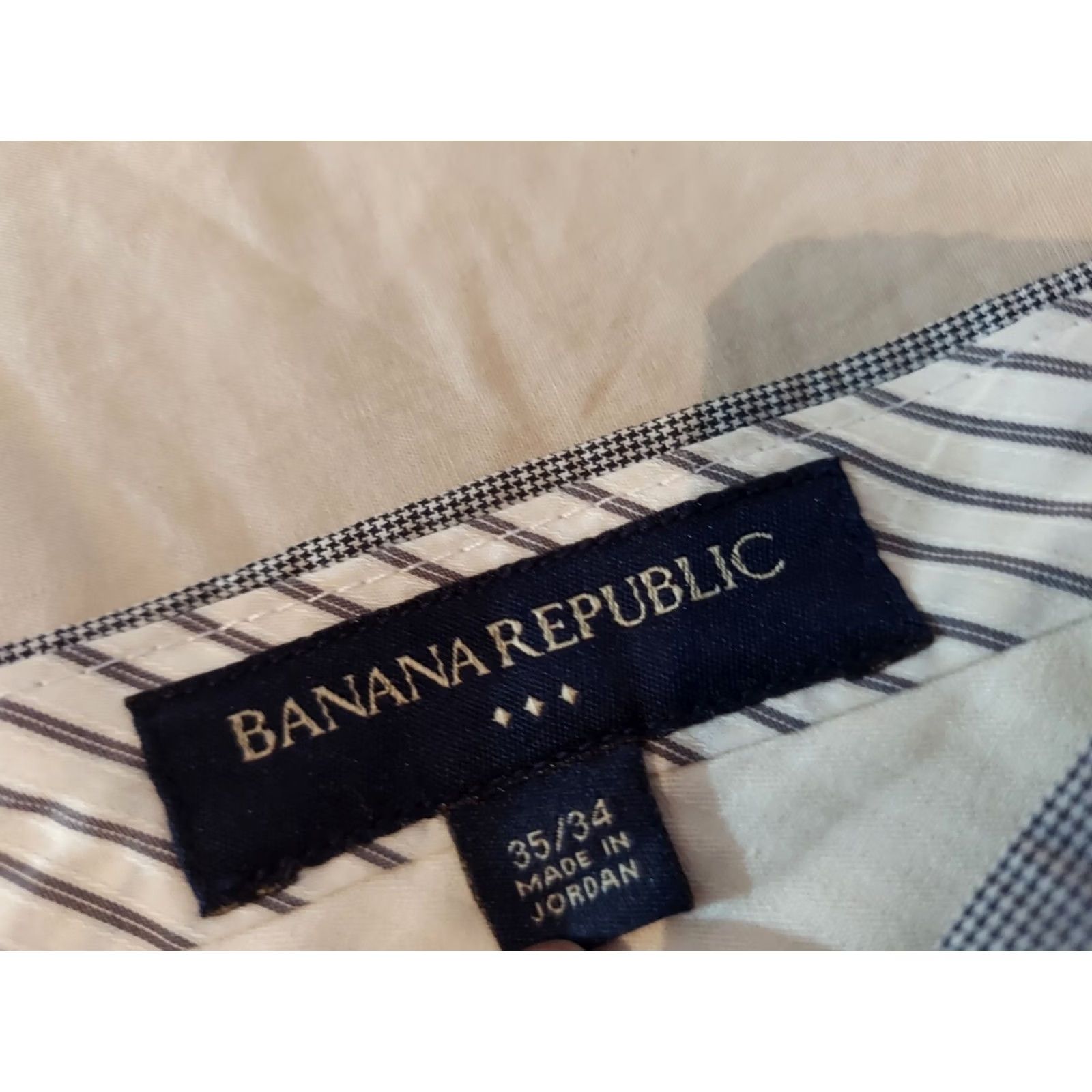 Banana Republic Banana Republic Mens Dress Pants 35x34 Gray Cotton Chino Slack Trousers Regular Size 35 Mens Size US 35 - 5 Thumbnail
