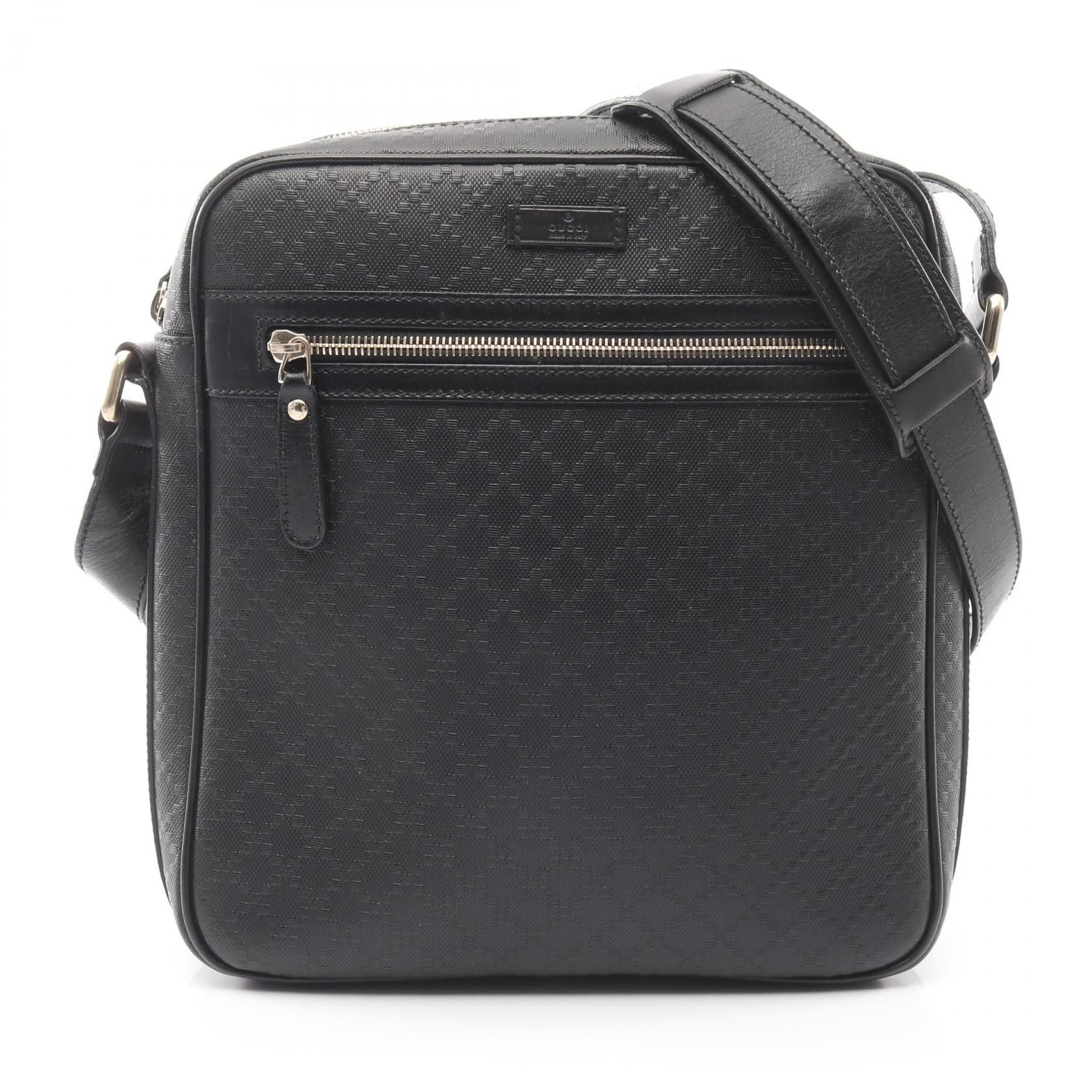 Gucci Gucci Gucci Diamante Leather Shoulder Bag Leather Shoulder Bag 201448 DUTY FREE for USA Size ONE SIZE - 1 Thumbnail