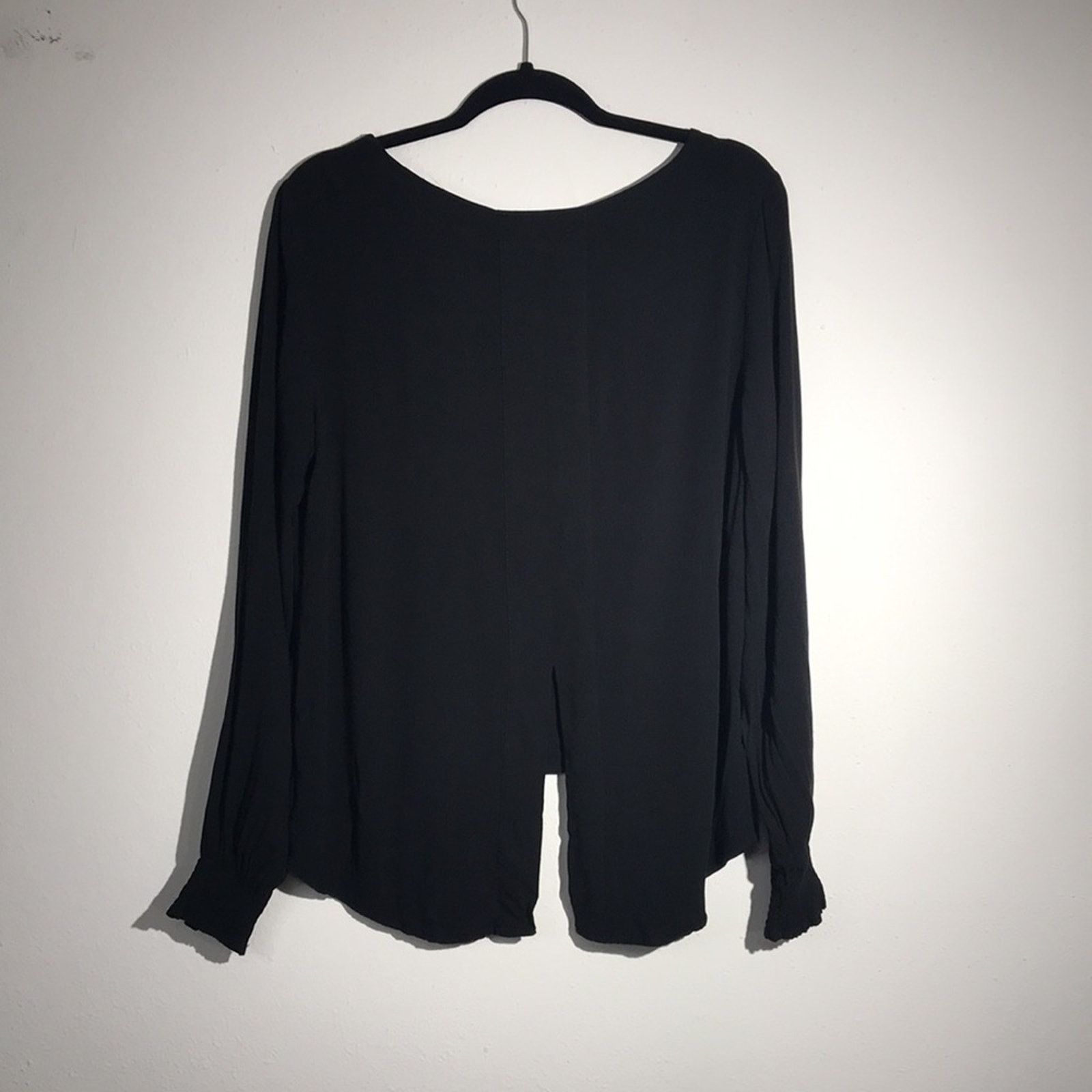 Other Jack by BB Dakota Black Long Sleeve Shirt Size Large Size L / US 10 / IT 46 - 10 Thumbnail