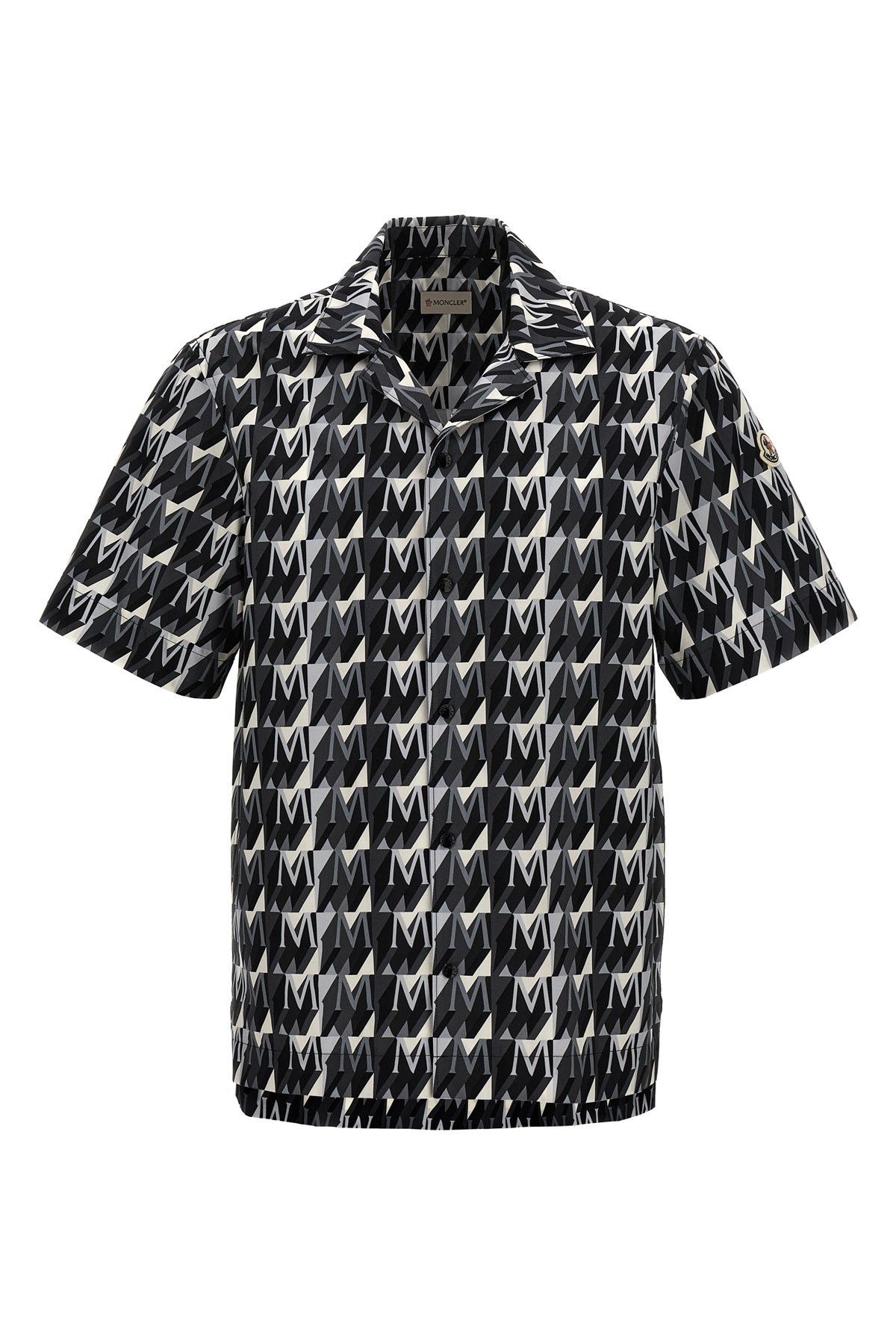 image of Moncler Logo Print Shirt, Men's (Size Large)