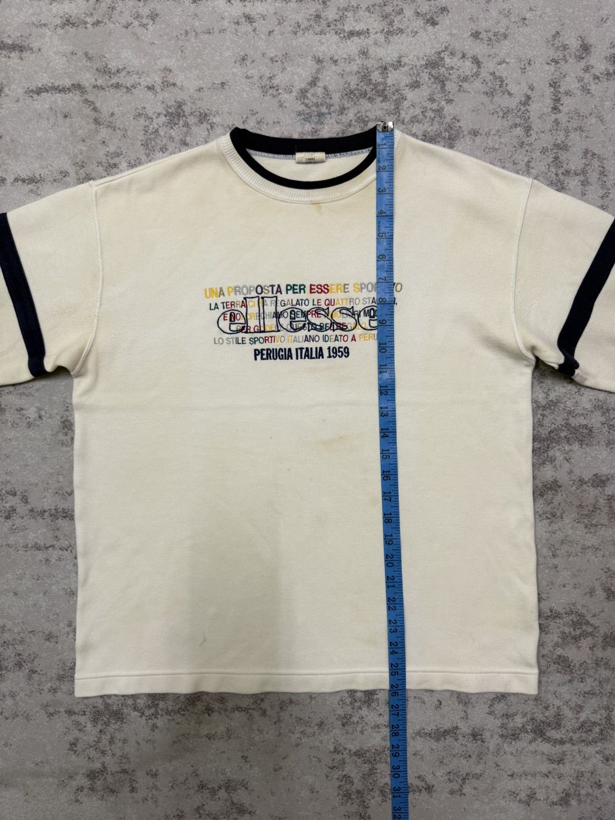 Ellesse Vintage 90s Ellesse Italia Biglogo Sweatshirt Size M / US 6-8 / IT 42-44 - 15 Thumbnail