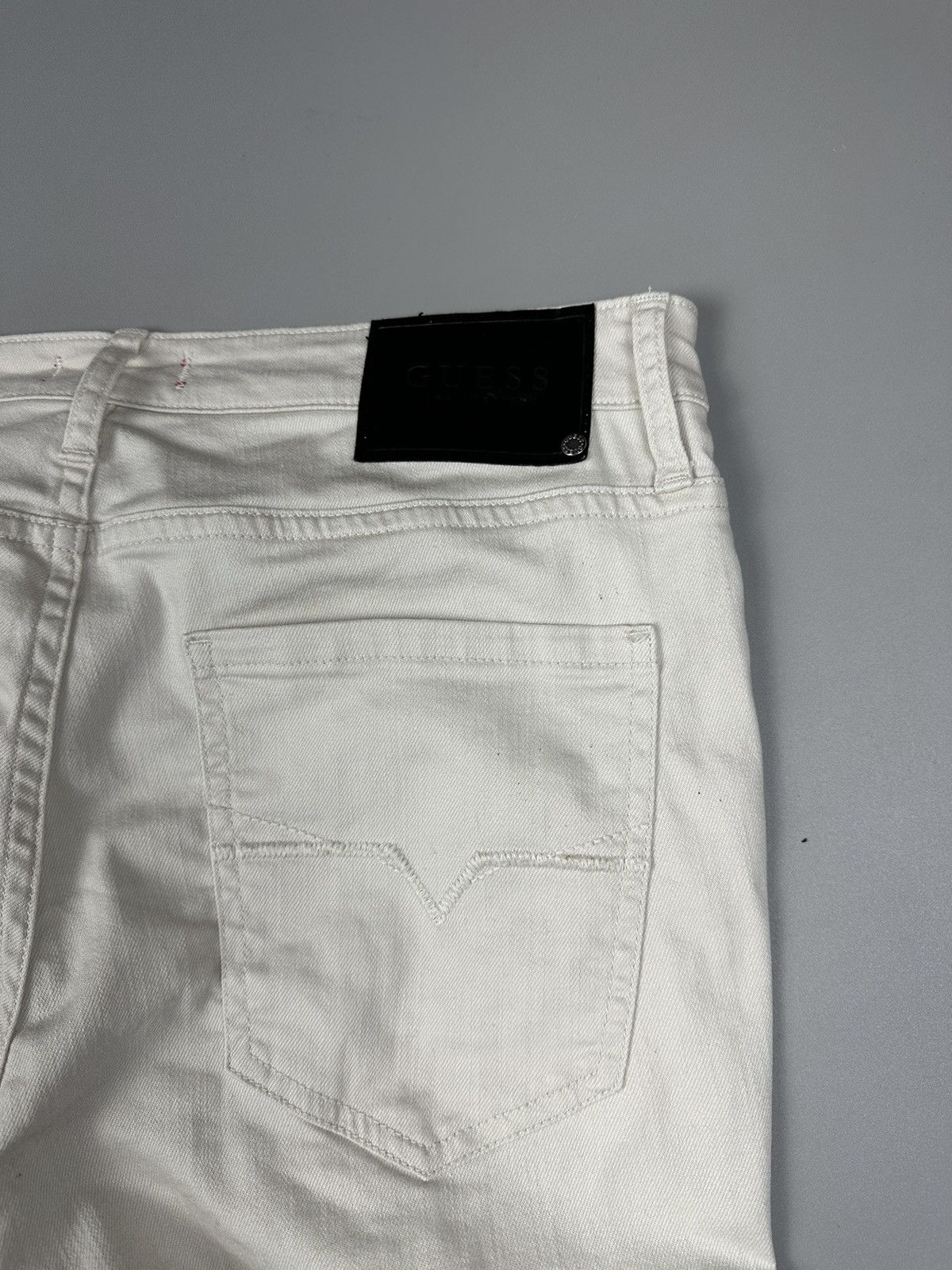 Guess Guess Skinny Fit Jeans White medium 32w Size US 32 / EU 48 - 2 Thumbnail