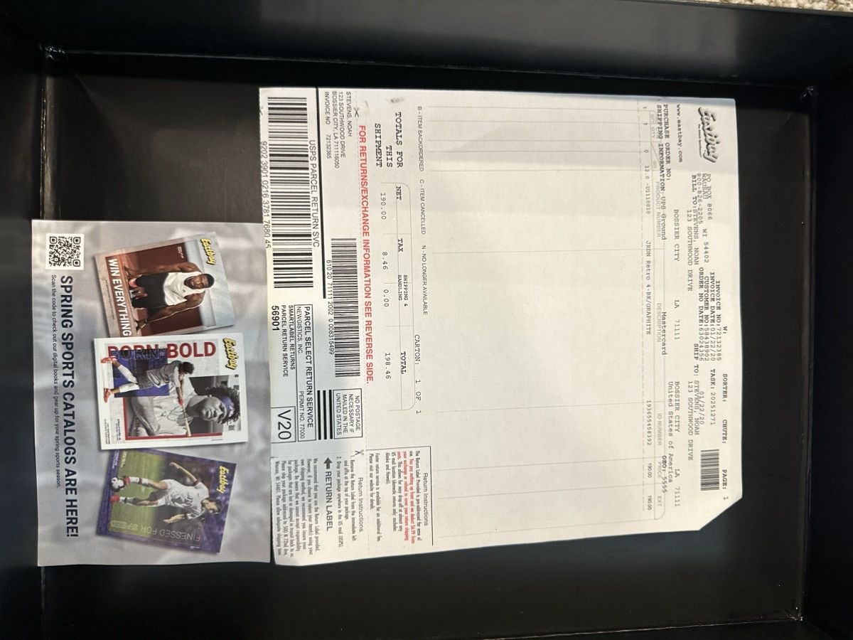 Jordan Brand × Nike Jordan 4 Retro Black Cat (2020) Men's Size 12 Size US 12 / EU 45 - 12 Thumbnail