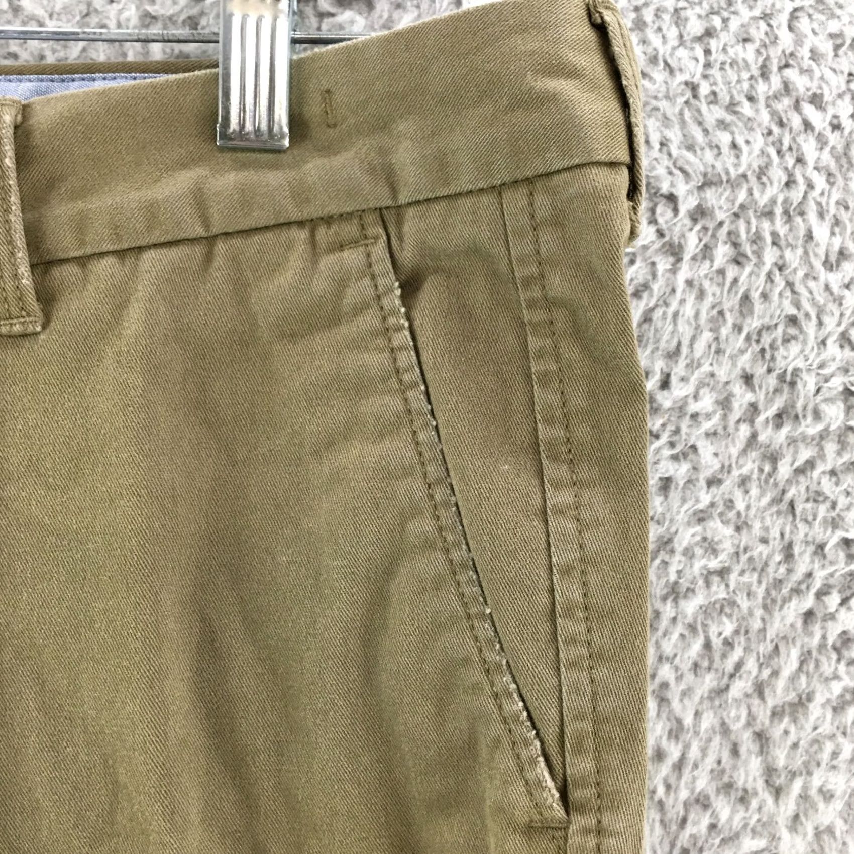 Banana Republic Banana Republic Stretch Wide-Leg Weekend Chino Pants Womens 4 Green Zip Regular Length Inseam 31.5in Classic Comfort Pockets Satin? (not allowed) Size 27" / US 4 / IT 40 - 3 Thumbnail