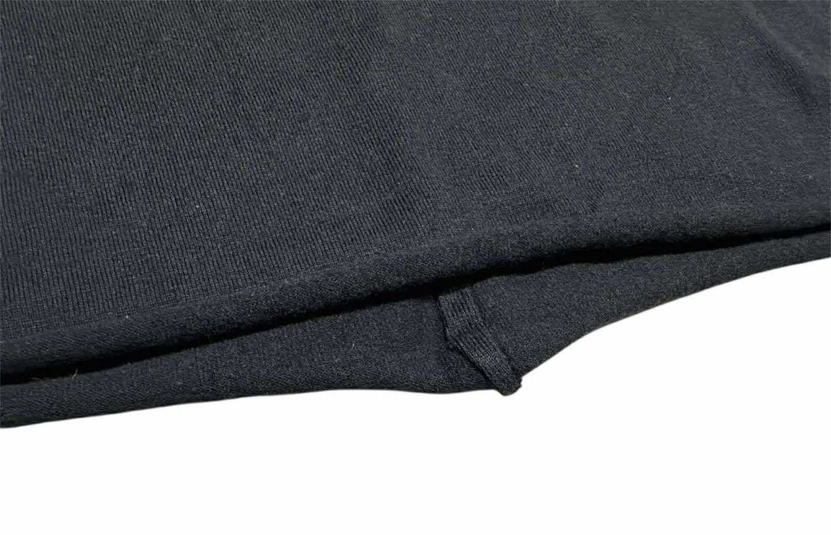If Six Was Nine 🔥Y2K Black Asymmetric Stitch Raw Edge Shirt Rick Owens Style Size US S / EU 44-46 / 1 - 5 Thumbnail