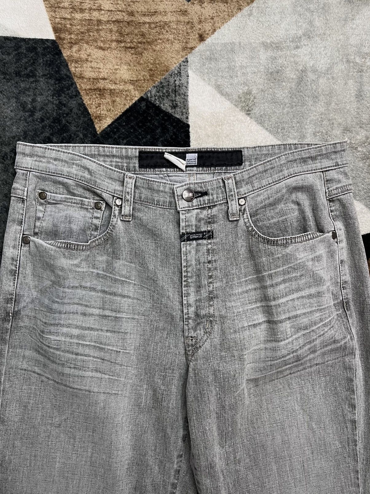 Marithe + Francois Girbaud Vintage Marithe Francois Girbaud Grey Wash Denim Size US 34 / EU 50 - 2 Thumbnail
