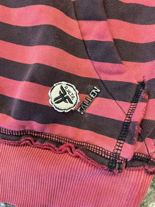 Fallen Fallen Cobra Red Black Striped Hoodie Grailed