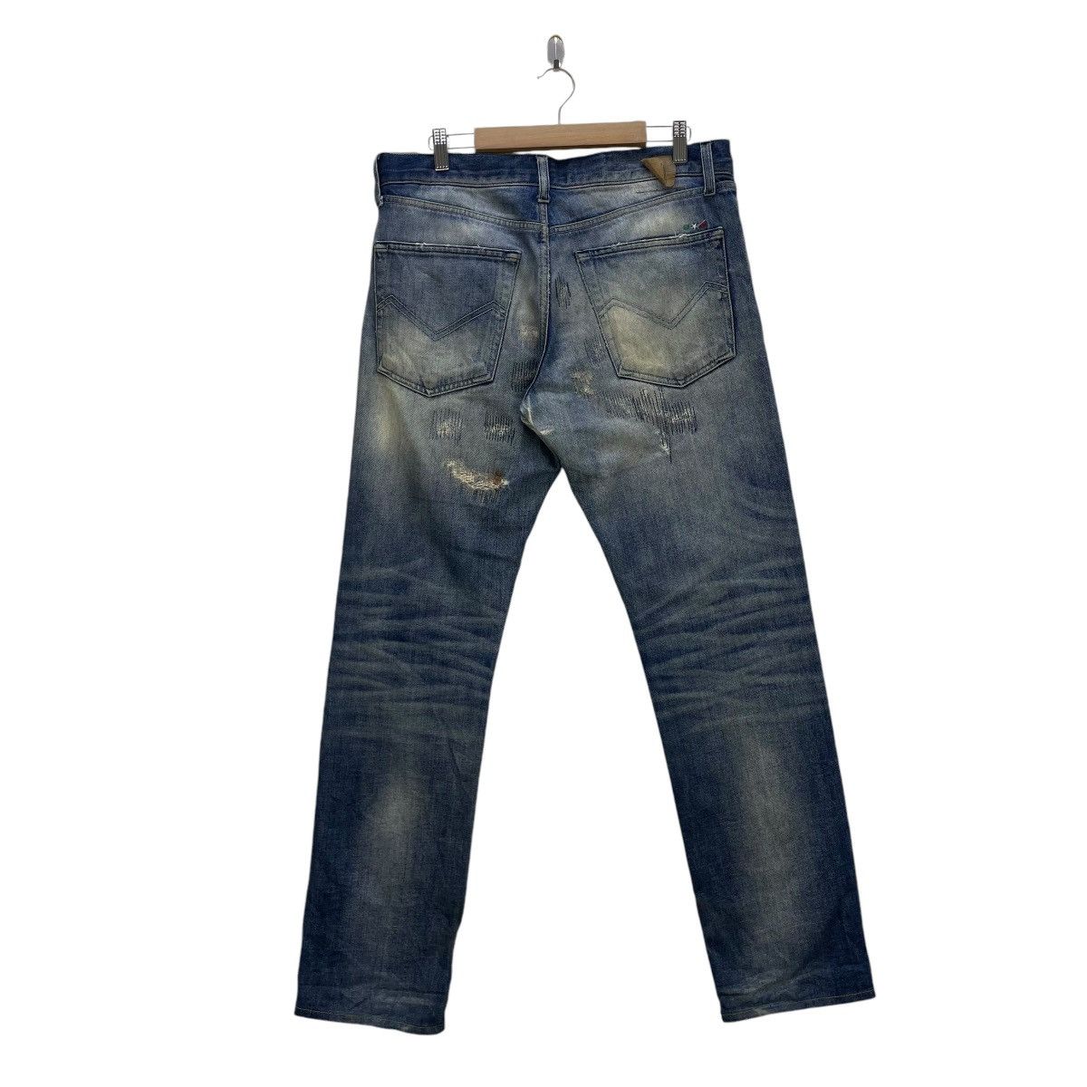 Energie 🔥Energie Made In Italy Distress Denim Size US 35 - 2 Thumbnail