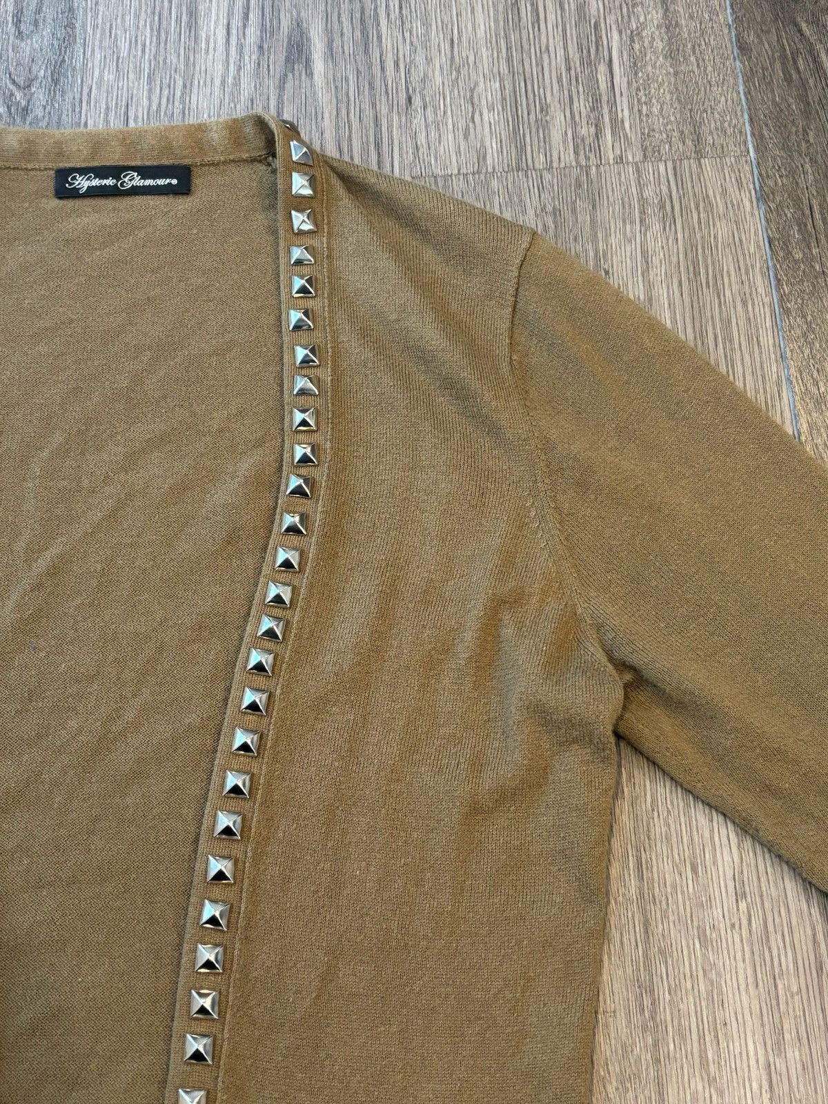 Hysteric Glamour Hysteric Glamour📿 Brown Studded Cardigan Size US S / EU 44-46 / 1 - 4 Thumbnail