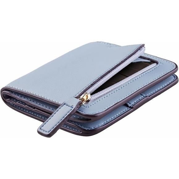 Other Womens Rfid Blocking Small Compact Bifold Leather Wallet Size ONE SIZE - 1 Thumbnail