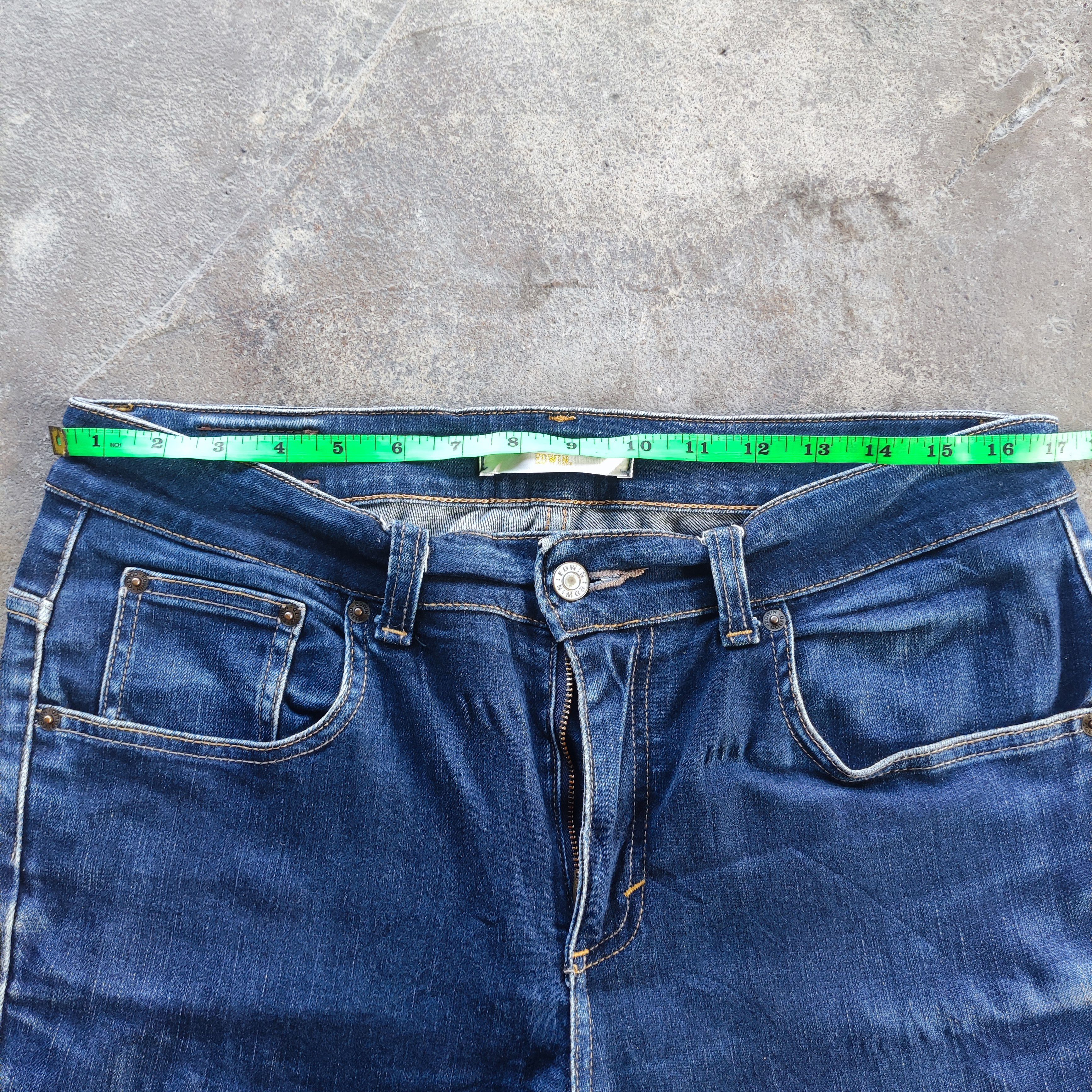 Edwin Vintage Edwin Brand Jeans Distressed Ripped Pants Size US 34 / EU 50 - 7 Thumbnail