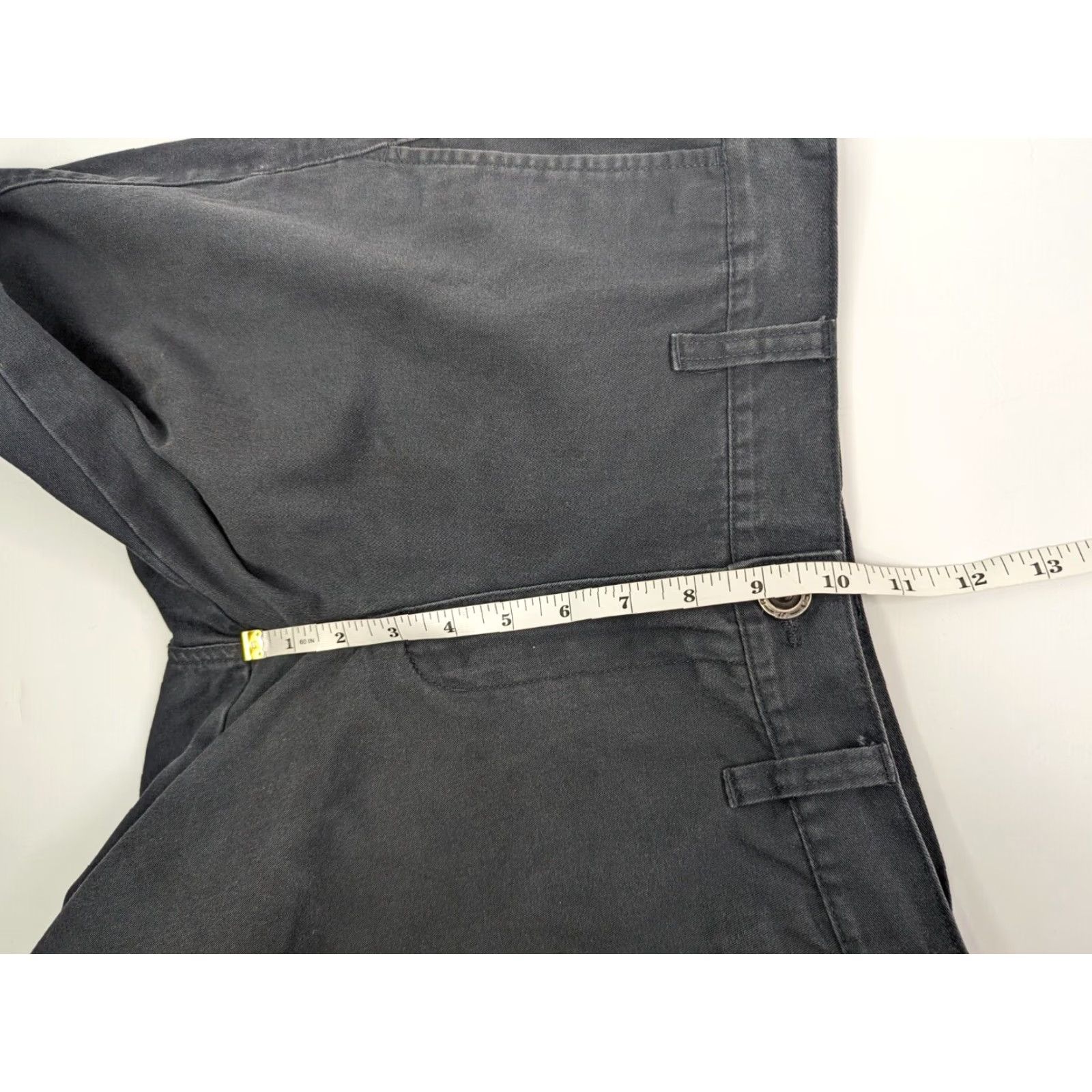 RVCA RVCA Chino Shorts Men 28 Black Slim Short - Casual, Travel, Workwear, Beach City Pattern Solid Button Zipper Logo Size US 28 / EU 44 - 6 Thumbnail