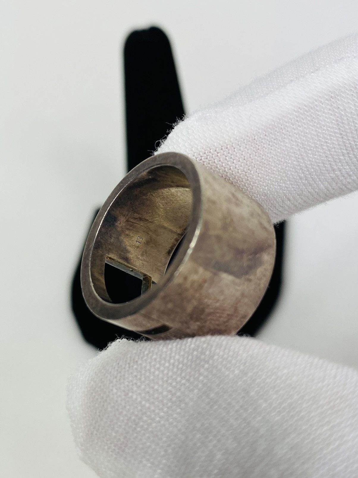 Gucci Gucci .925 Silver G Ring size IT 13 Size ONE SIZE - 5 Thumbnail