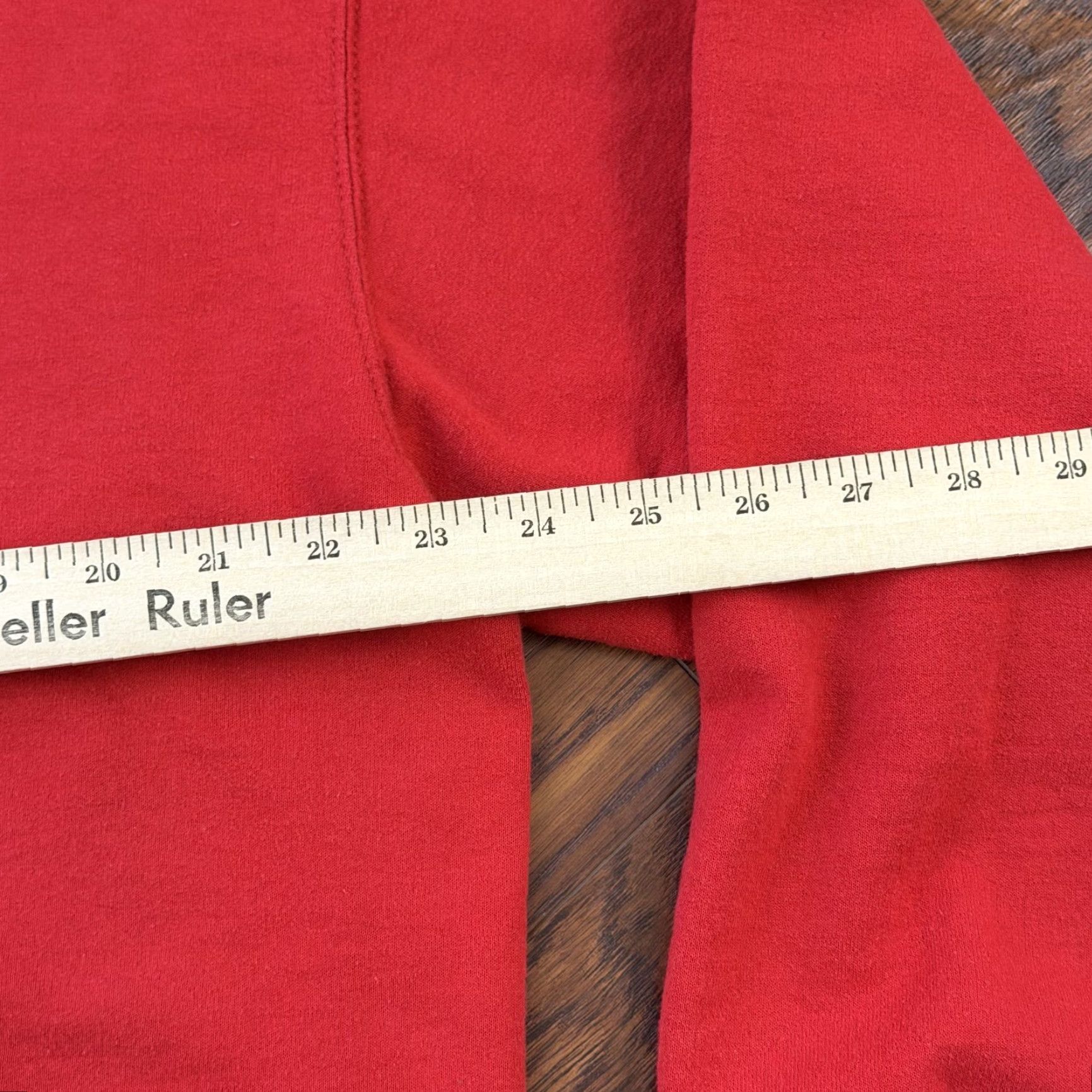 Disney VINTAGE Disney Sweatshirt Mens XL Red Mickey Santa Christmas Tis the Season 5050 Embroidered Graphic Print Crew Neck Fleece Pullover Holiday Clothing Size US XL / EU 56 / 4 - 6 Thumbnail