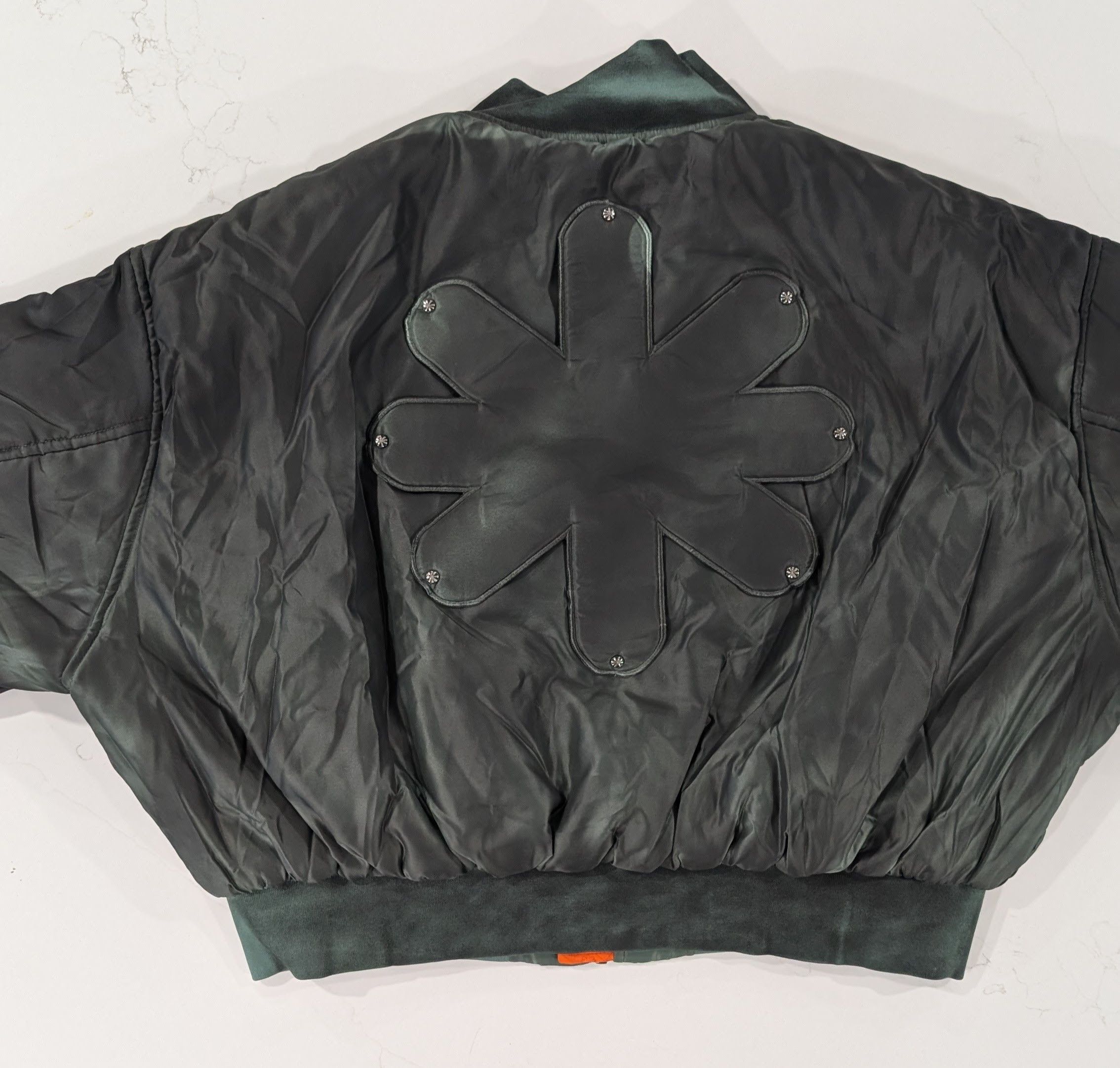 LOSTSHDWS LOSTSHDWS Reversible Detached Bomber Jacket Petroleum Green Size US M / EU 48-50 / 2 - 3 Thumbnail