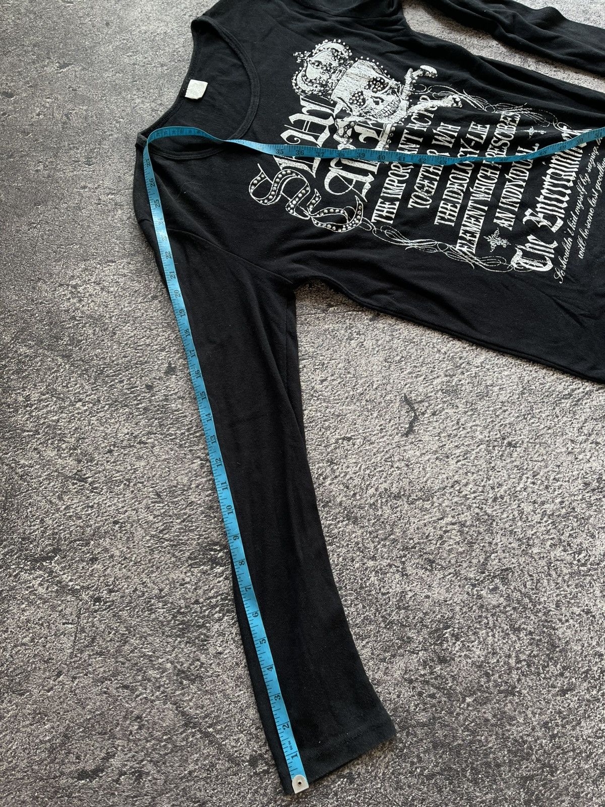 Japanese Brand Y2K Corn Flake Skull ifsixwasnine long sleeve Size US M / EU 48-50 / 2 - 11 Thumbnail