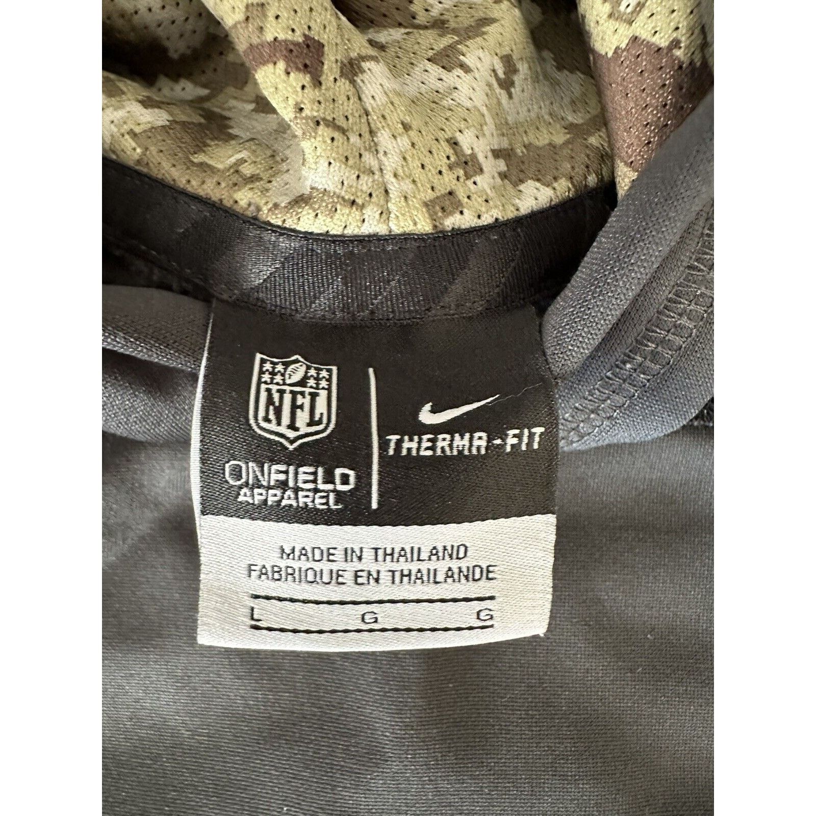 Nike Nike Thermal Fit NFL On Field Military Hoodie NY JETS Y-LRG Size US L / EU 52-54 / 3 - 9 Thumbnail