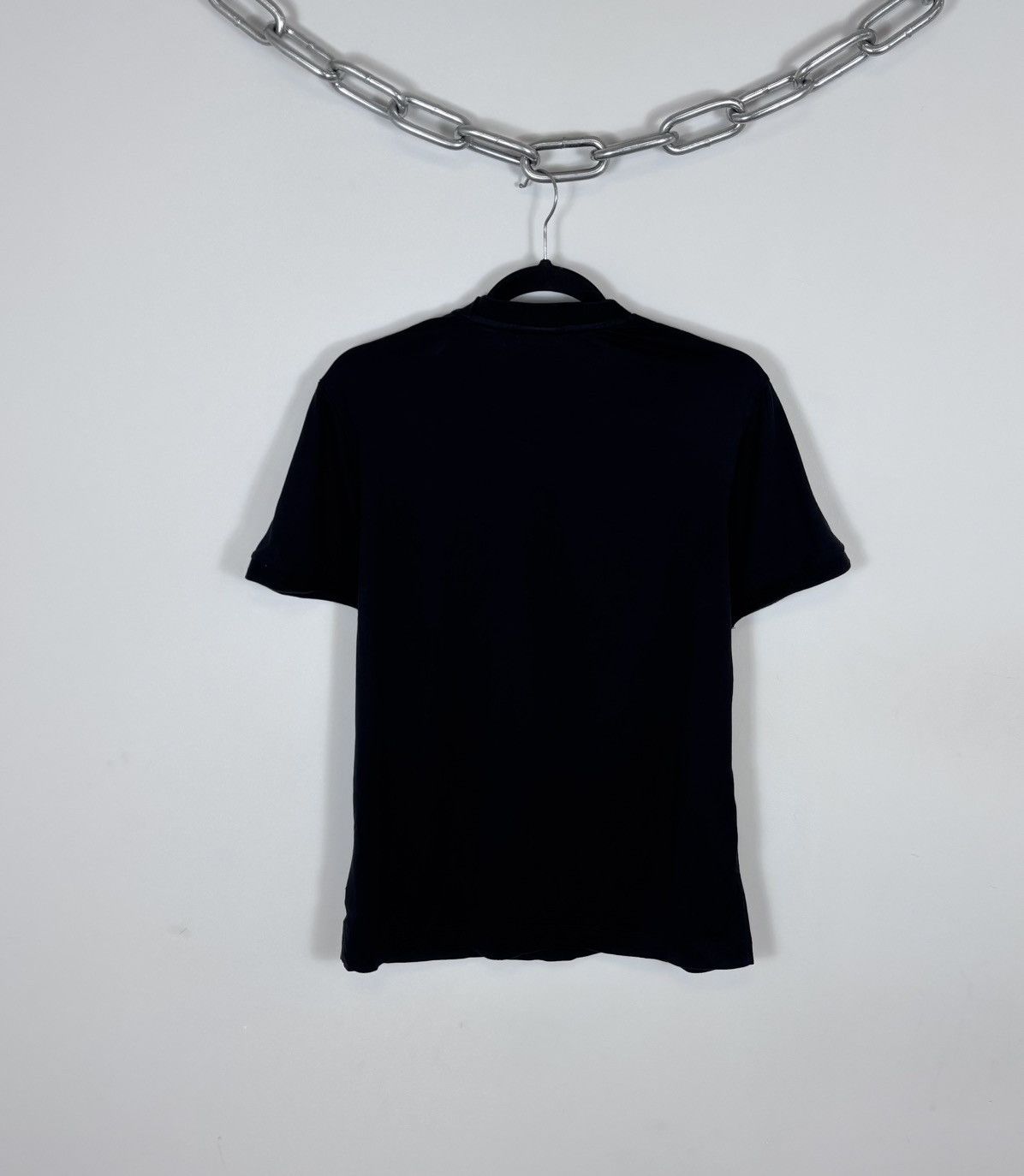 Just Cavalli Just Cavalli Y2K Men’s Black Silk Cotton T-Shirt Tee Size US M / EU 48-50 / 2 - 12 Thumbnail