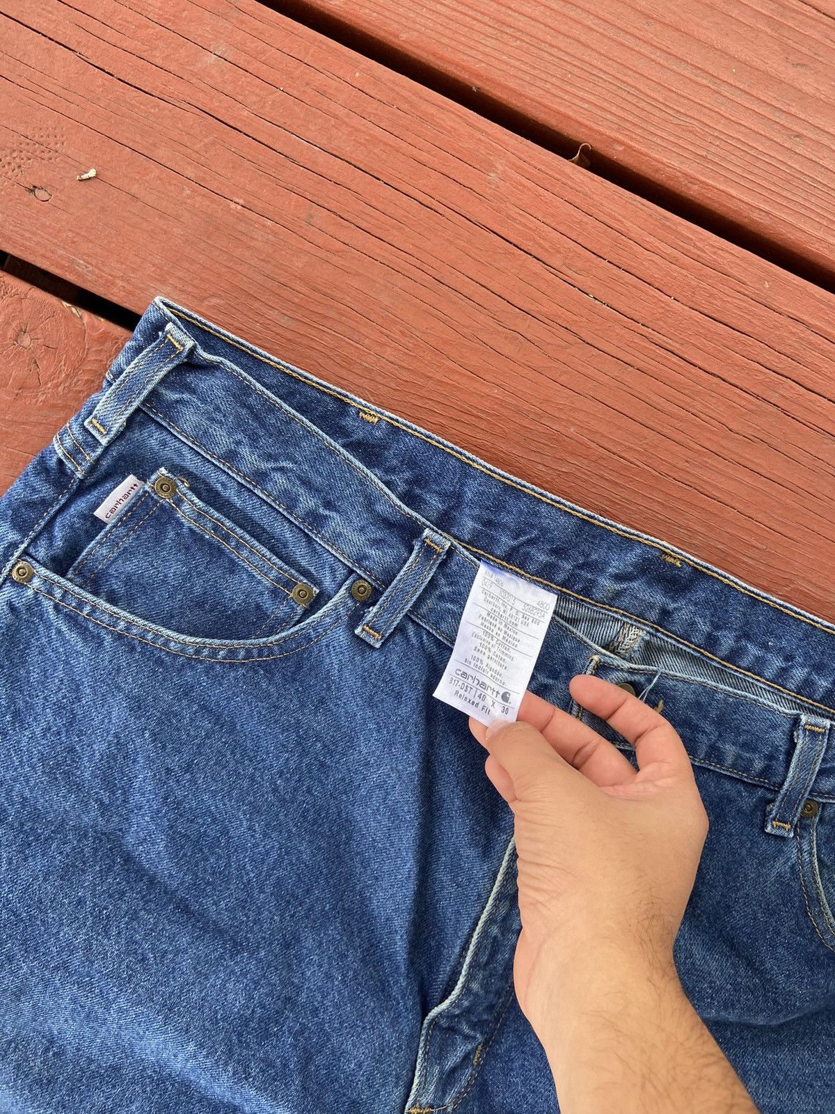Carhartt × Vintage Vintage Carhartt jeans Size US 40 / EU 56 - 4 Thumbnail