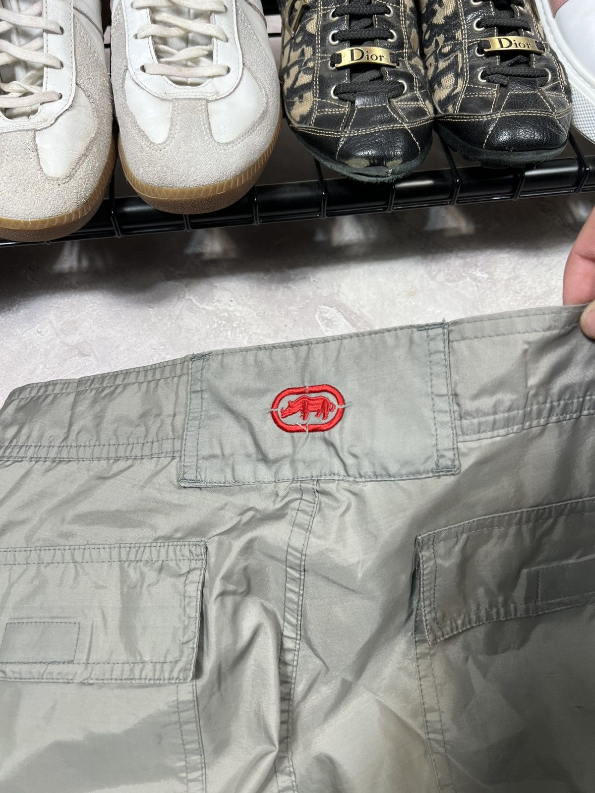 Ecko Unltd. Vintage Ecko Undl Made in Korea Distressed Nylon Pants Size US 34 / EU 50 - 21 Thumbnail