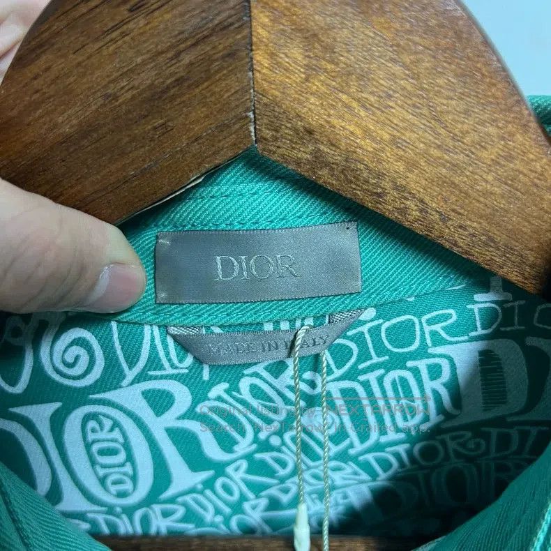 Dior Dior Size41 Full-print denim jacket inside Size US XXS / EU 40 - 3 Thumbnail