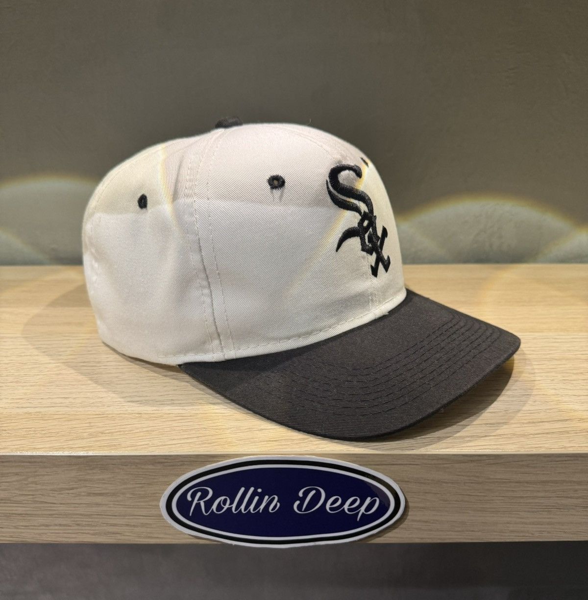 MLB × Vintage Vintage 90s MLB White Sox Chicago Blockhead Size ONE SIZE - 2 Thumbnail