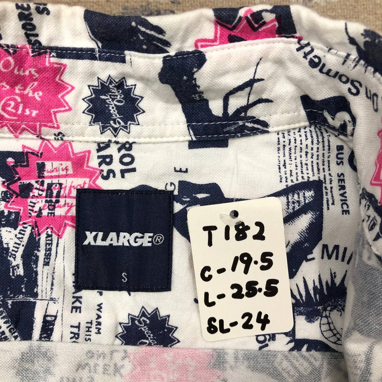 Xlarge T182 XLARGE X JAMIE REID PUNK NEWSPAPER SHIRTS Size US S / EU 44-46 / 1 - 10 Thumbnail
