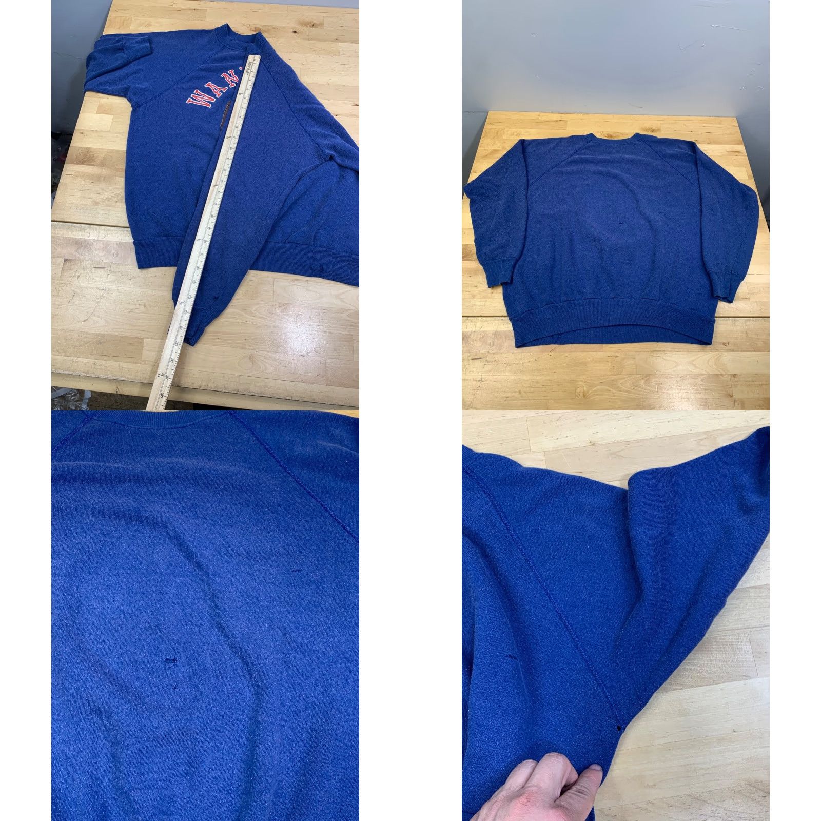 Vintage VINTAGE 1966 Utah Utes Sweatshirt Mens L Blue Football 60s Taz Warner Bros College University Sports Pullover Crewneck Size US L / EU 52-54 / 3 - 8 Thumbnail
