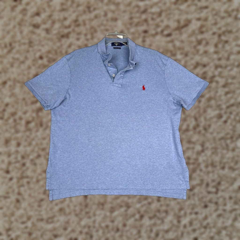 Ralph Lauren Polo Ralph Lauren Polo Shirt Men XL Blue Golf 100% Cotton Golfer Short Sleeve Shirt Size US XL / EU 56 / 4 - 1 Thumbnail