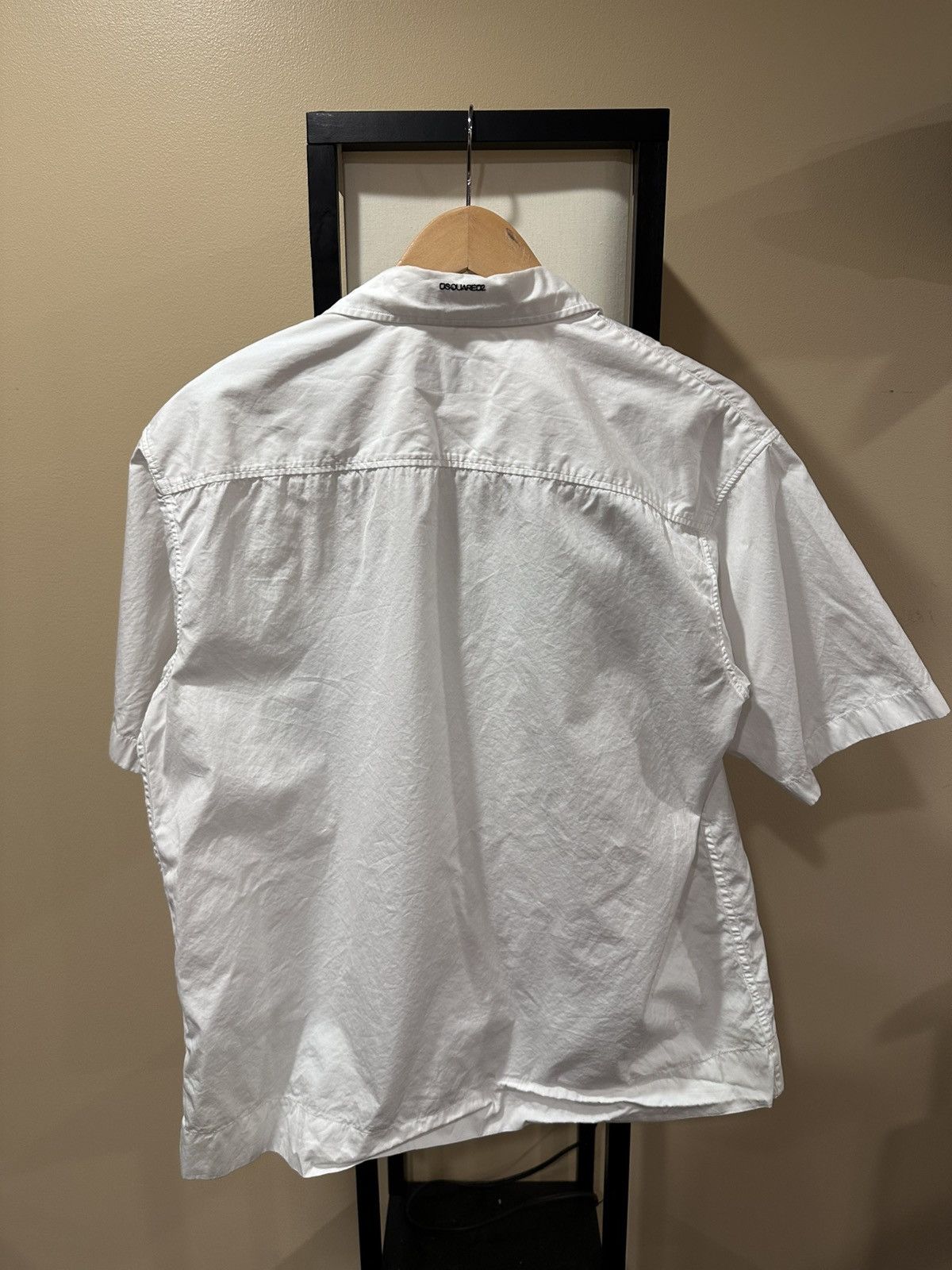 Dsquared2 Dsquared2 Monster Graphic Logo White / Black Button Up Shirt Size US L / EU 52-54 / 3 - 2 Thumbnail