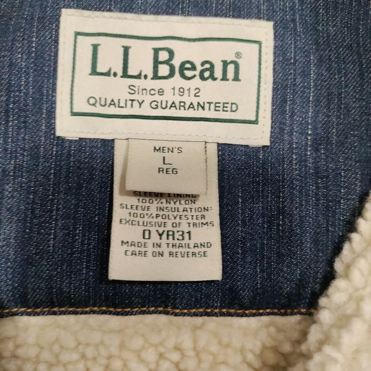 Vintage L.L. Bean Utility Prarie Long Sleeve Button Front Trucker Ja Size US L / EU 52-54 / 3 - 4 Thumbnail