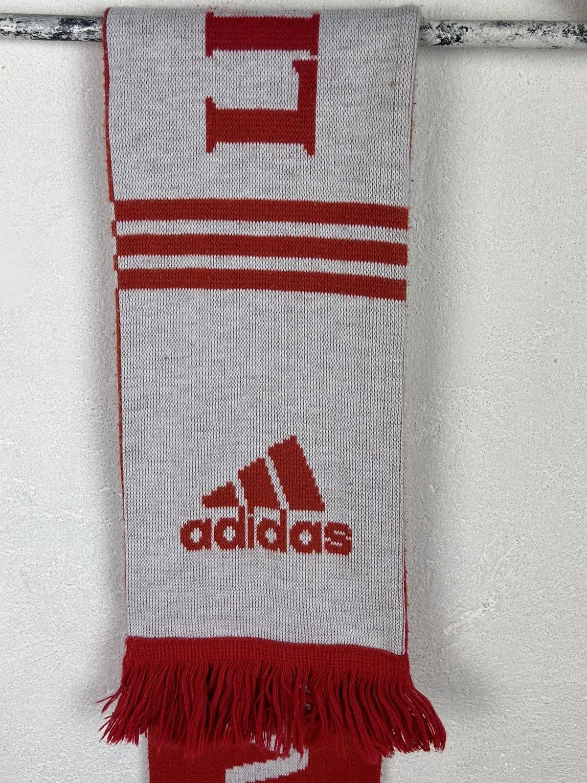 Adidas 00s Vintage Liverpool FC x Adidas 2007 Rare Muffler Scarf Size ONE SIZE - 8 Thumbnail