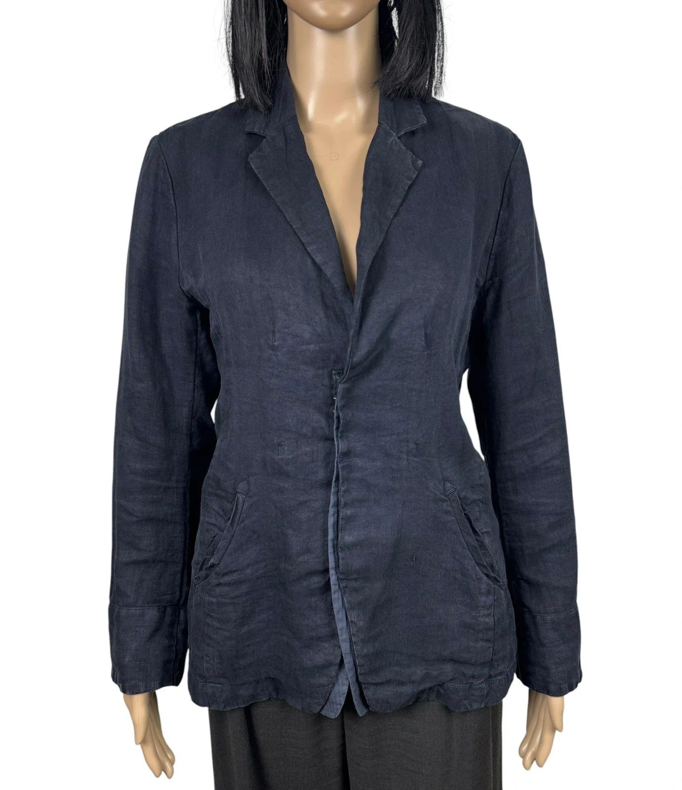 Pas de Calais Pas de Calais Linen Blazer size L Size L / US 10 / IT 46 - 2 Thumbnail