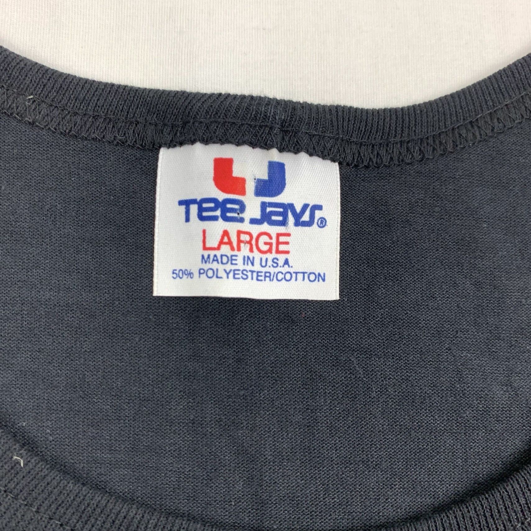 TEE JAYS VINTAGE South Carolina Fishing Tank Top Adult Large Black Outdoors Nature 90s 80s Mens Tank Top Size US L / EU 52-54 / 3 - 3 Thumbnail
