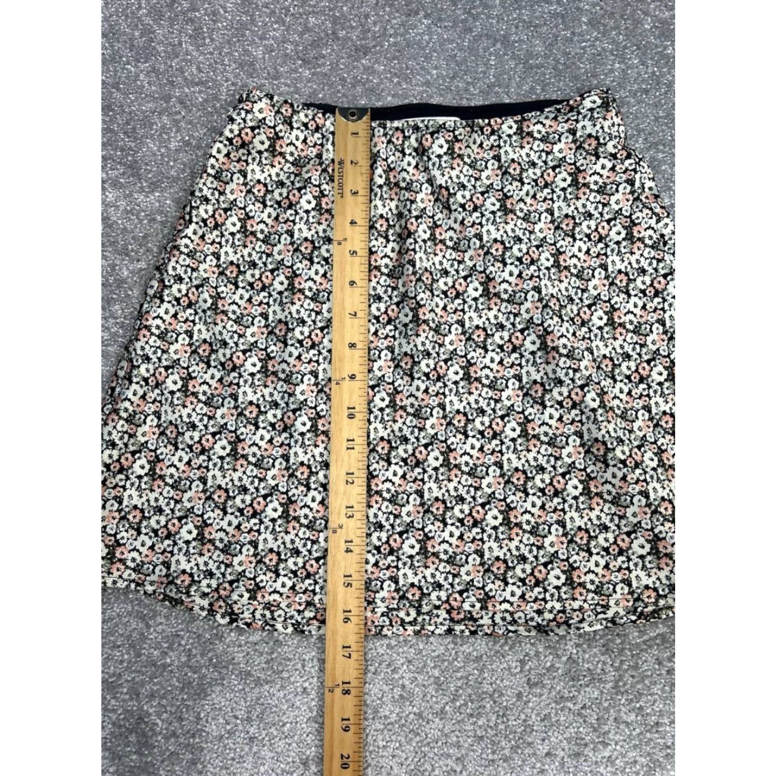Abercrombie & Fitch Abercrombie & Fitch Skirt Womens XS Multicolor Floral Lined A-Line Beach Pul On Elastic Waist Short Size 26" / US 2 / IT 38 - 3 Thumbnail