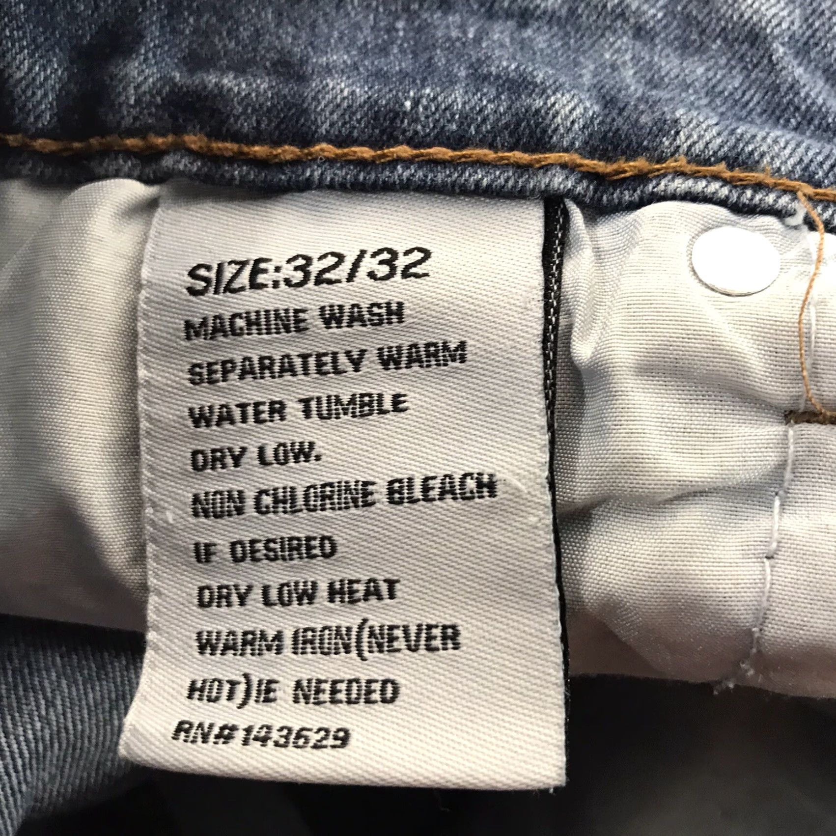 Vintage SkinnyJeans Encrypted Skinny Jeans Mens Size 32X32 Blue Acid Wash Hip Hop 90s Size US 32 / EU 48 - 7 Thumbnail