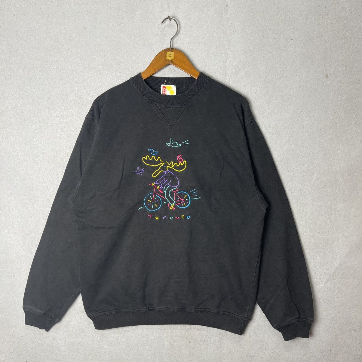 Vintage Vintage OH YES Toronto Embroidery Sweatshirt Size US M / EU 48-50 / 2 - 1 Thumbnail