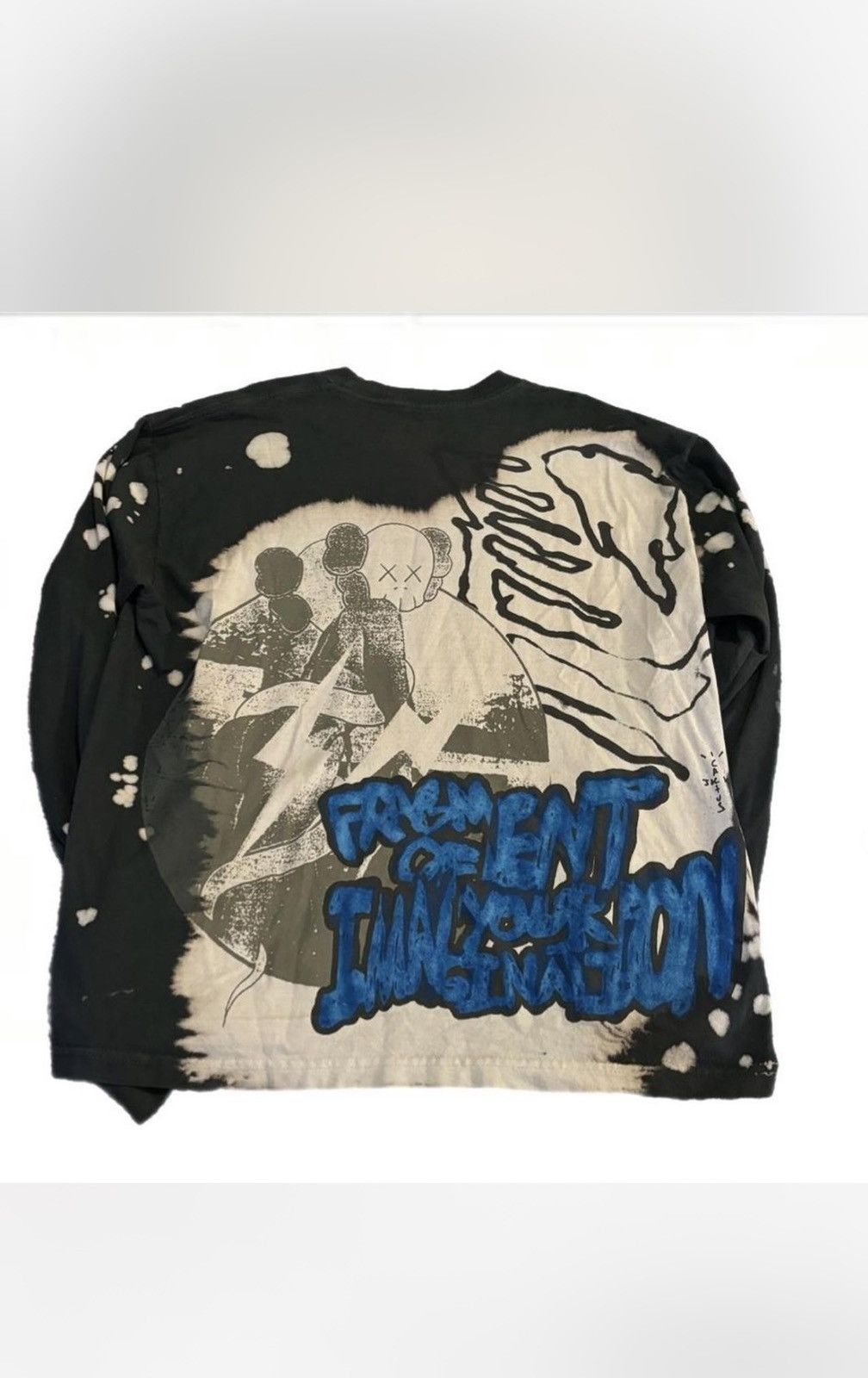 Fragment Design × Kaws × Travis Scott Travis Scott X Fragement Kaws ''Cactus Jack'' Large T-shirt Size US L / EU 52-54 / 3 - 1 Thumbnail