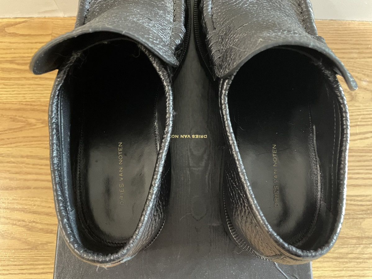Dries Van Noten Dries Van Noten Grained Leather Ruched Loafers sz 40 Size US 7 / EU 40 - 5 Thumbnail