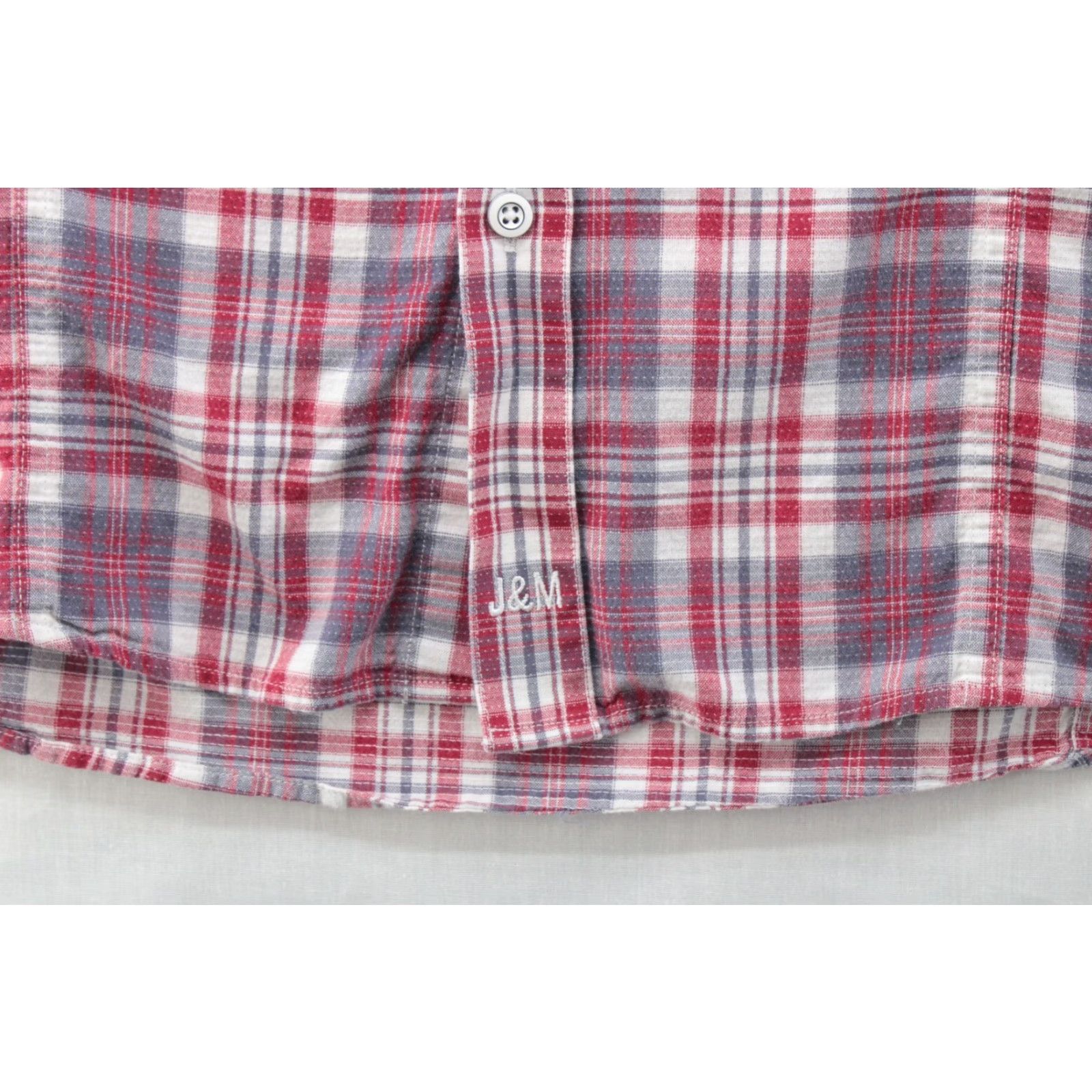 Johnston & Murphy VINTAGE Johnston & Murphy Shirt Men's XXL Red Plaid Short Sleeve Button Up Casual Friday Size US XXL / EU 58 / 5 - 3 Thumbnail