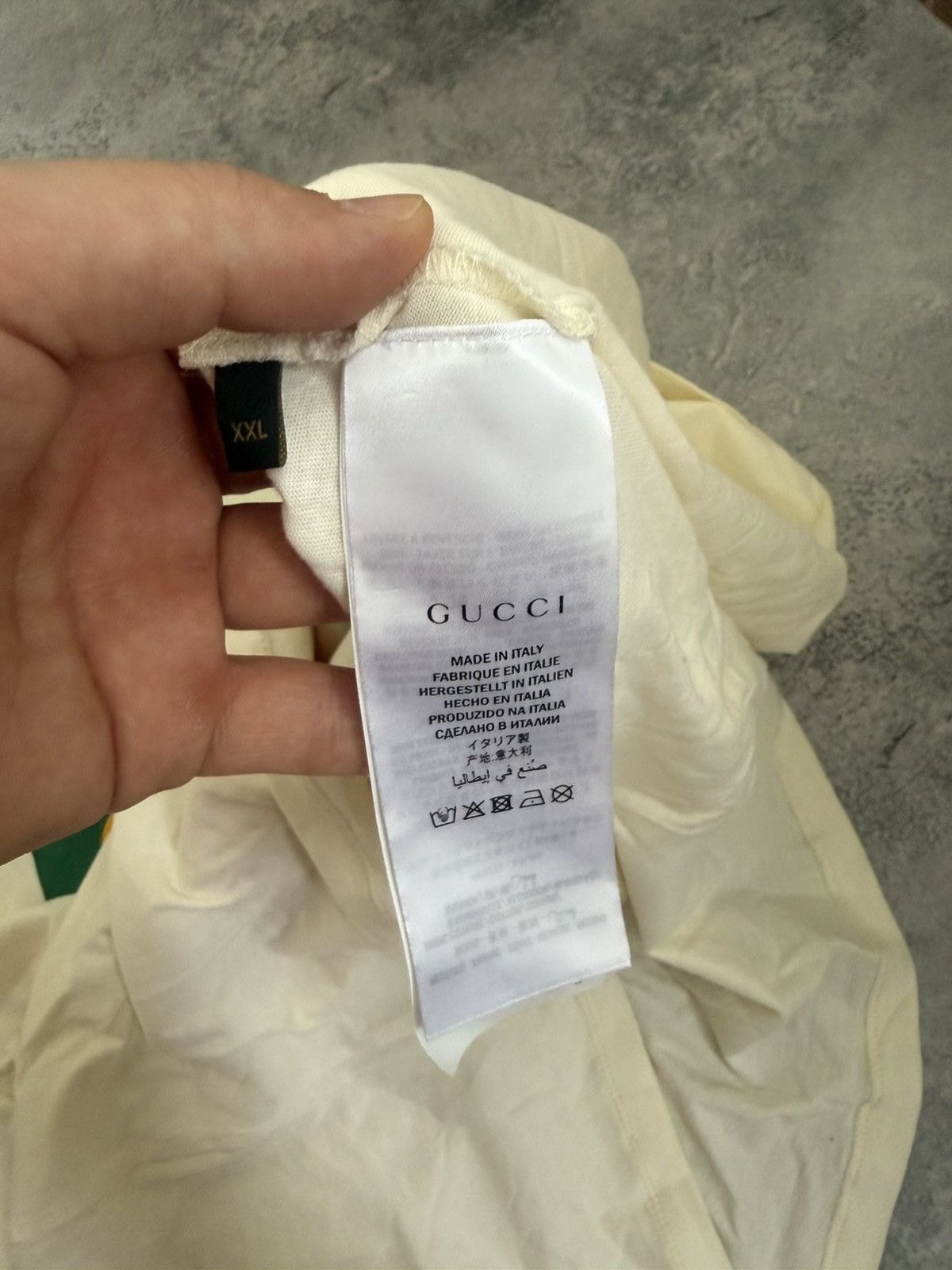 Gucci Gucci x Dapper Dan Graphic Print T-Shirt in cream cotton Size US XXL / EU 58 / 5 - 5 Thumbnail