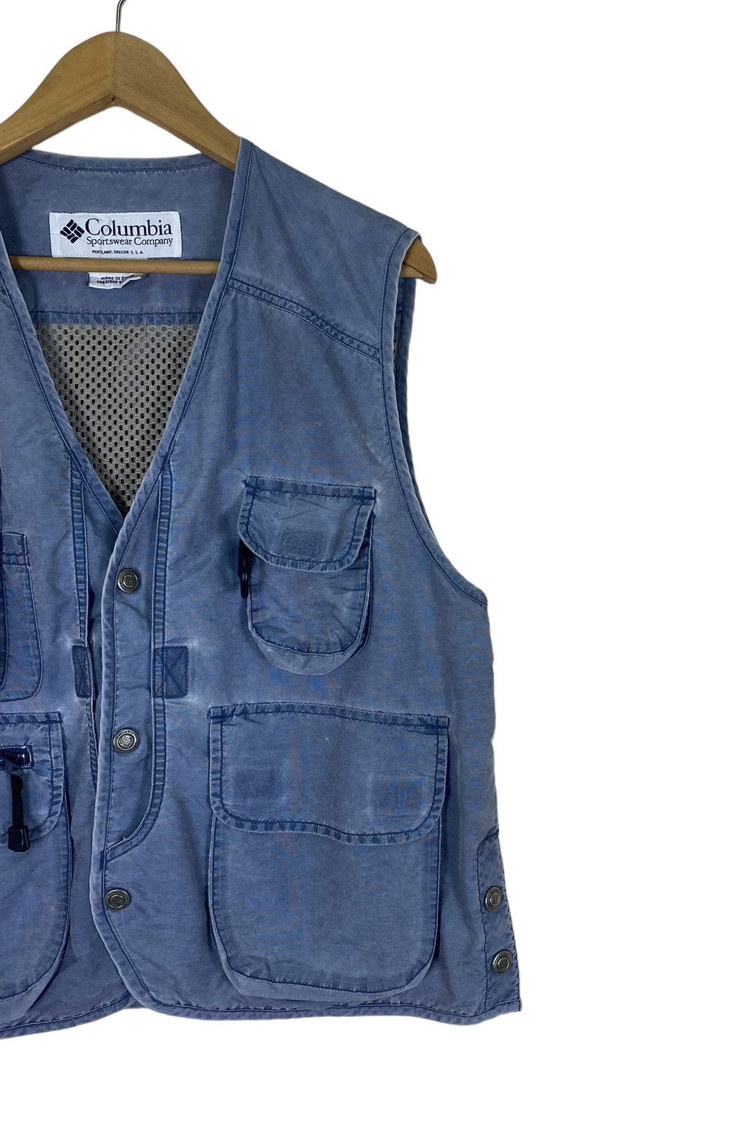 Columbia Vintage Distressed Columbia Tactical Vest Size US M / EU 48-50 / 2 - 4 Thumbnail