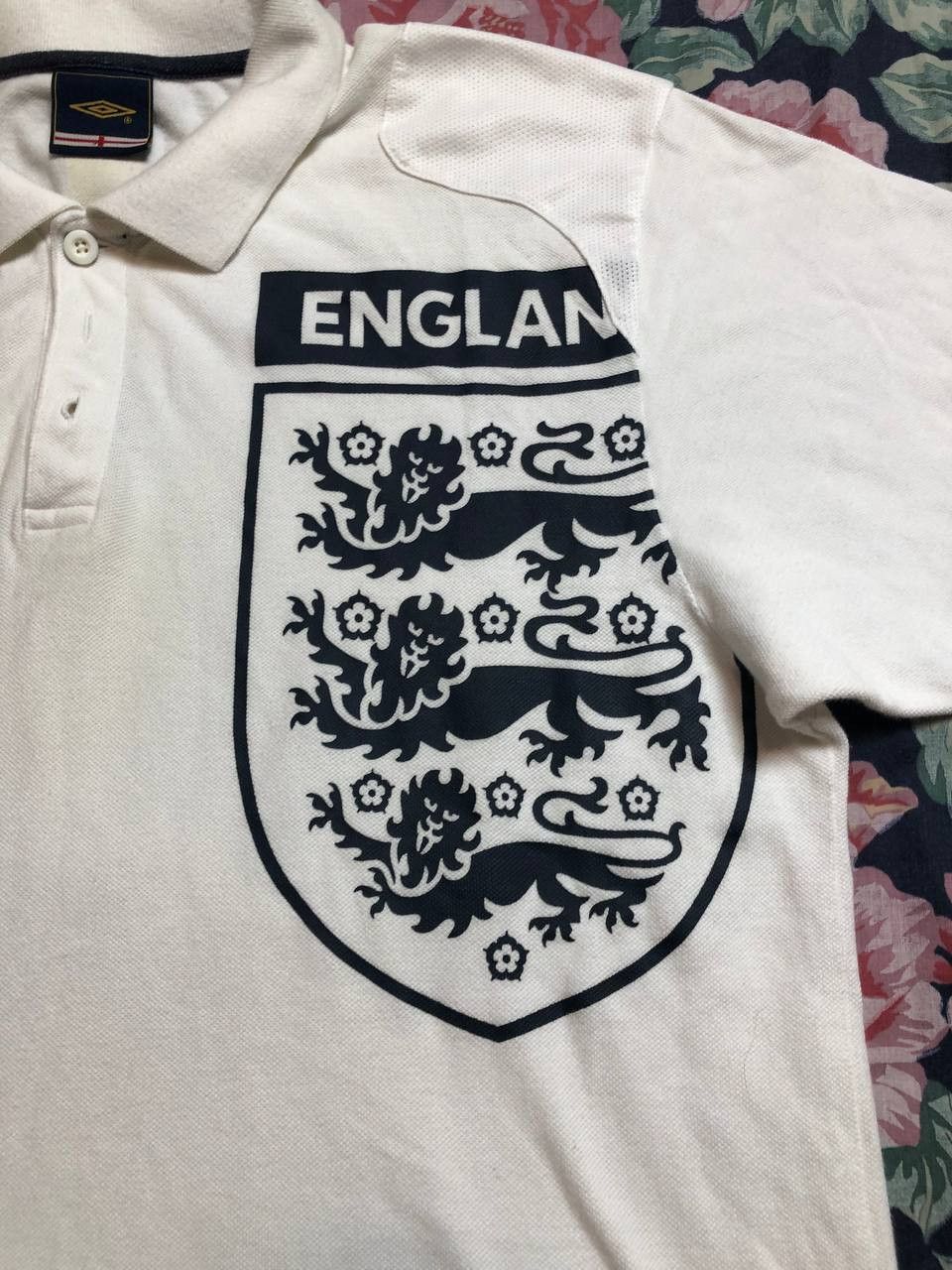 Umbro STREETWEAR Umbro England vintage polo shirt Size US L / EU 52-54 / 3 - 7 Thumbnail