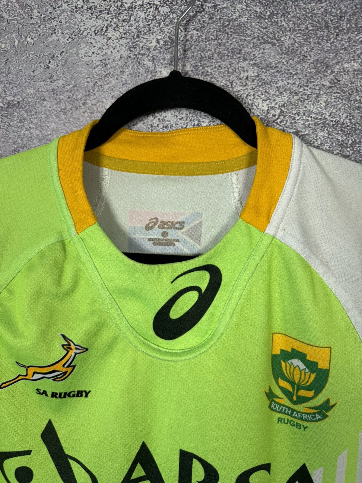 Asics South Africa Sevens Rugby Union 2014 Rugby Jersey Small Size US S / EU 44-46 / 1 - 7 Thumbnail