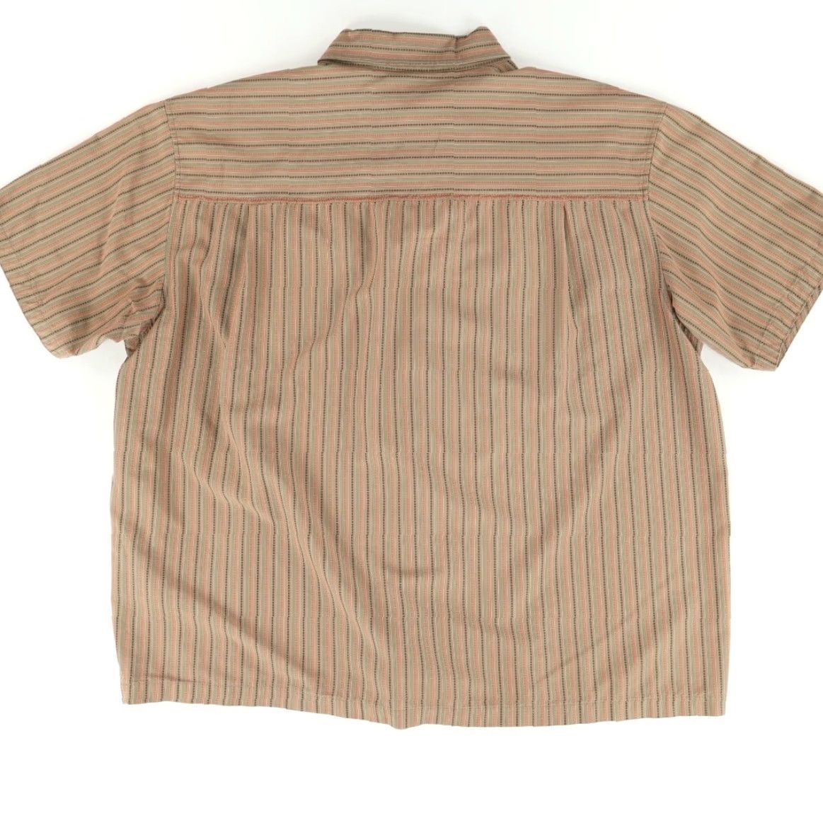 Vintage REI Shirt Brown Striped Short Sleeve Button Down 2XL Men’s Size US XXL / EU 58 / 5 - 4 Thumbnail