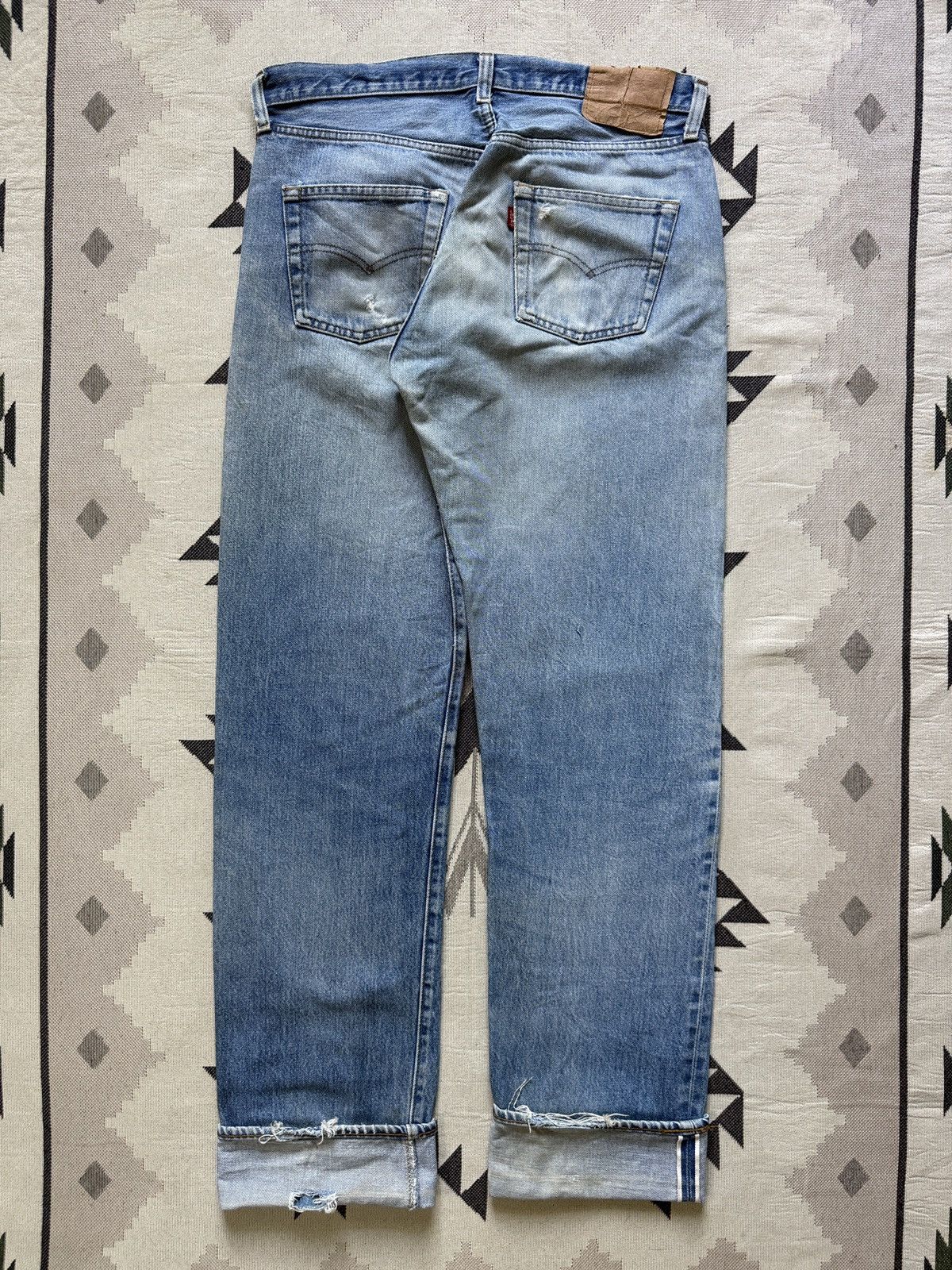Levi's Vintage Clothing Vintage 1980s Levis Rindem Selvedge Jeans Size US 34 / EU 50 - 2 Thumbnail