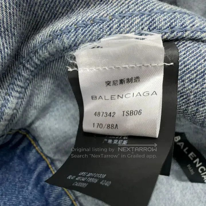 Balenciaga Balenciaga Casual Stylish Single-Breasted Denim Jacket. Size US M / EU 48-50 / 2 - 5 Thumbnail