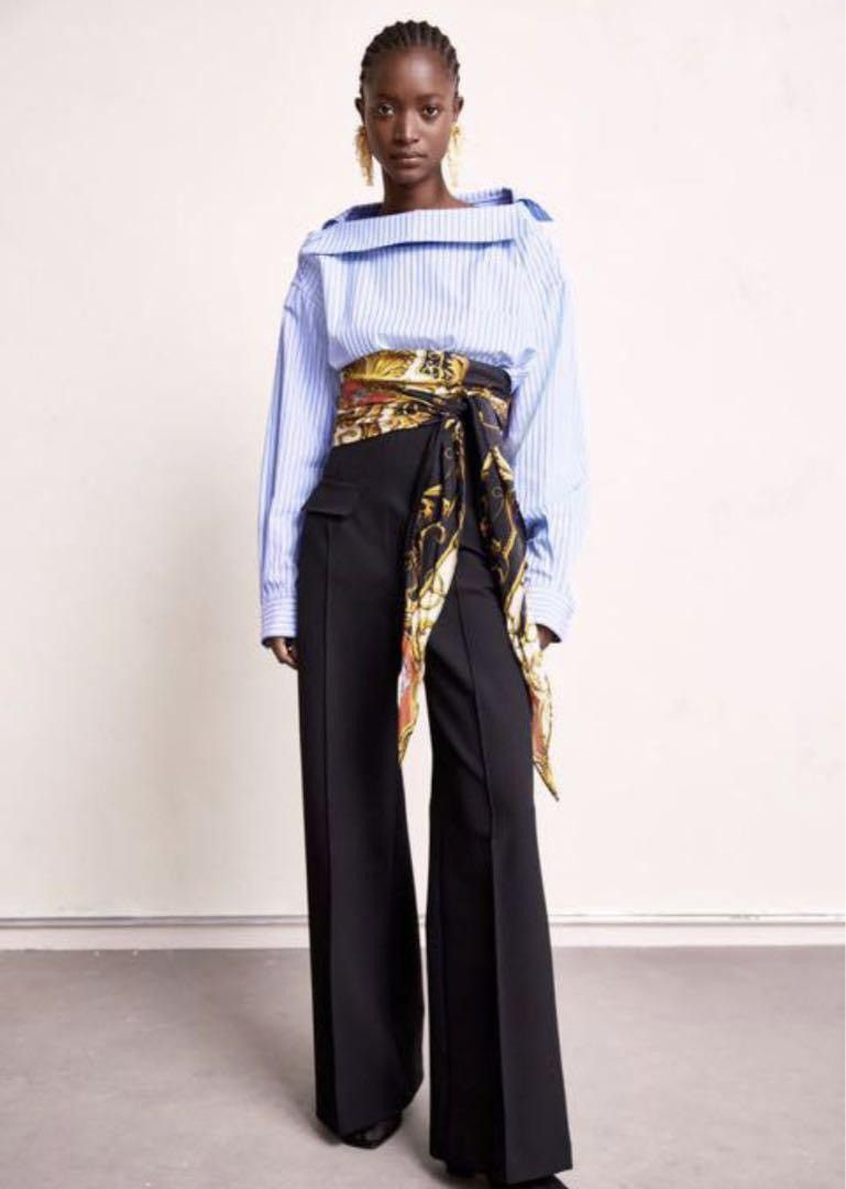 image of H&M Toga Archives Hm Pants in Black, Women's (Size 32)